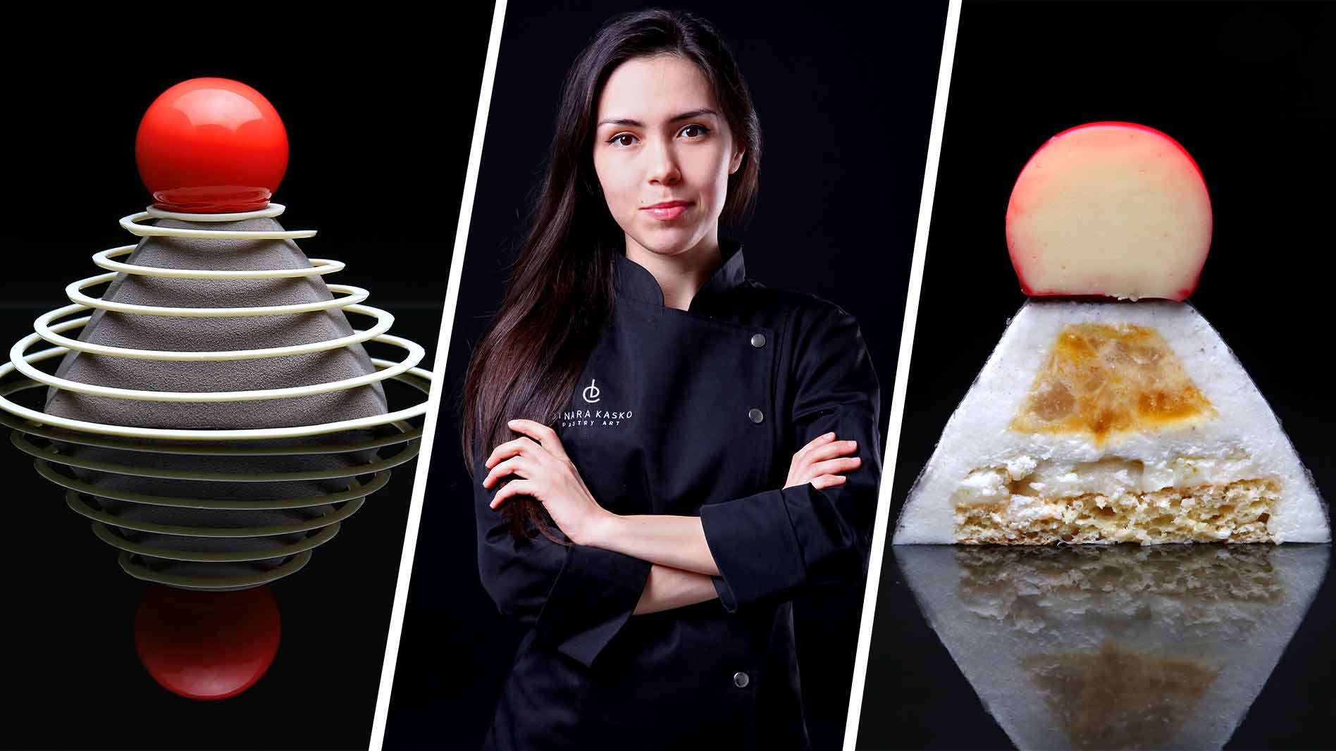 Picture of a chef who uses 3D printers to create desserts