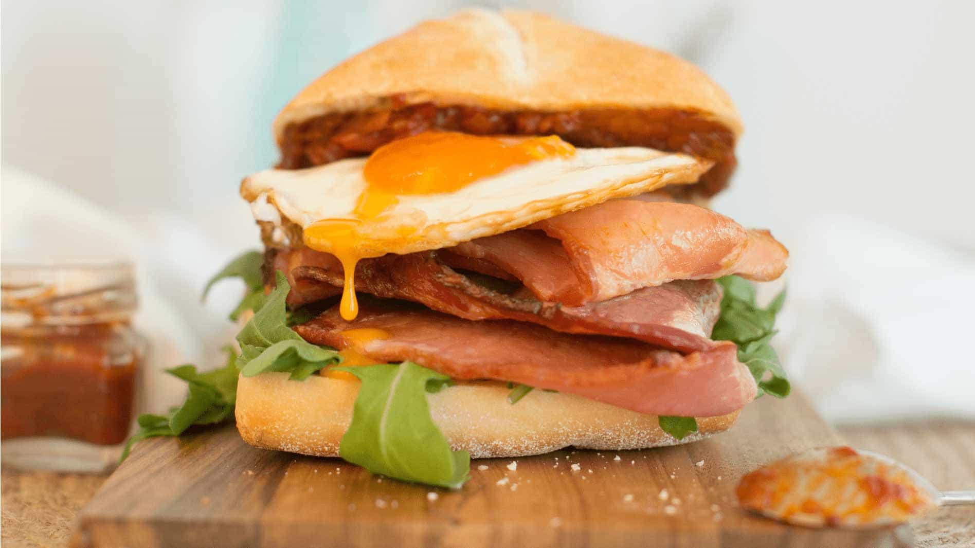 Bacon and Egg Roll with Thaw and Serve