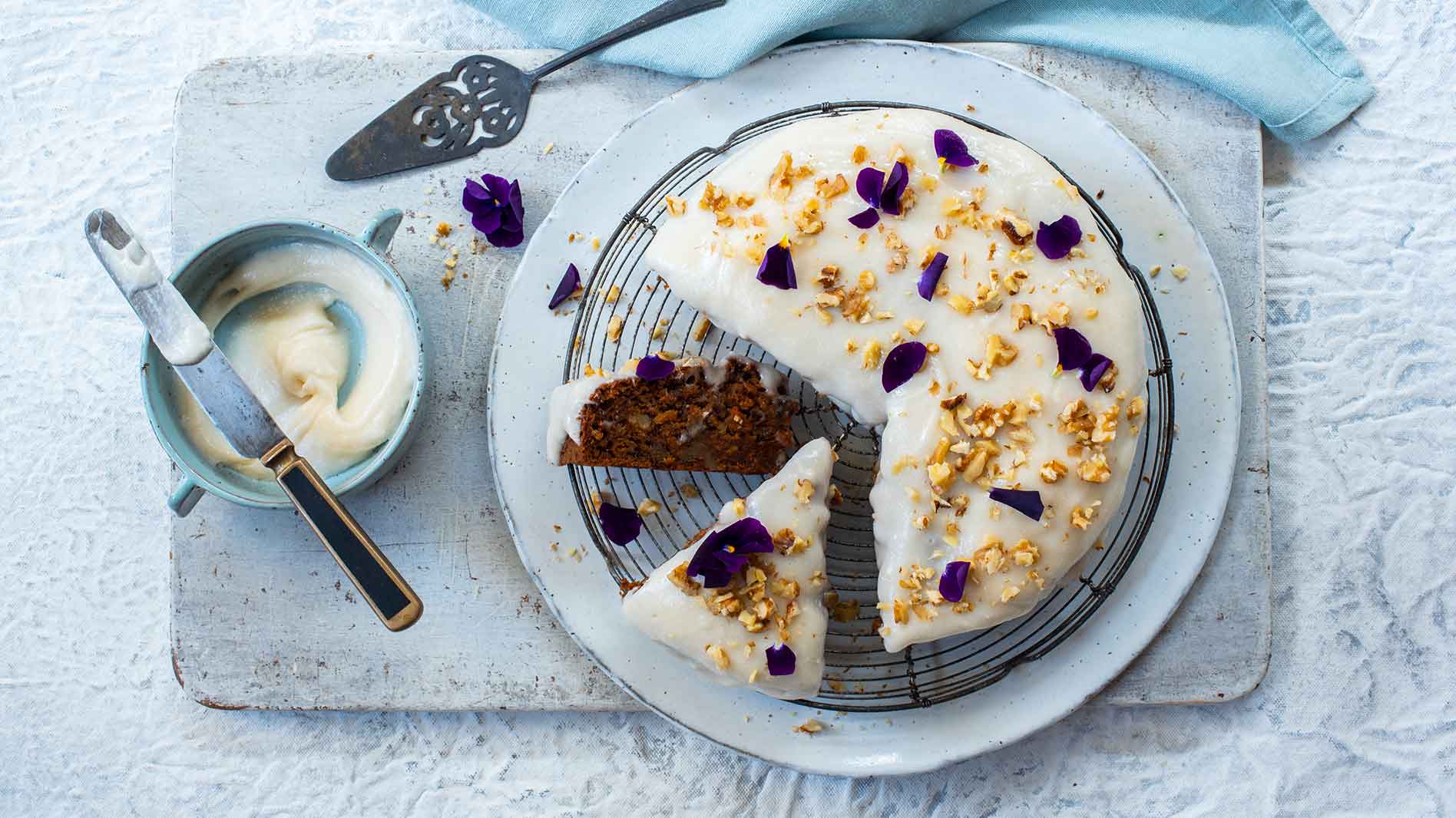 Carrot Cake with Vegan Frosting