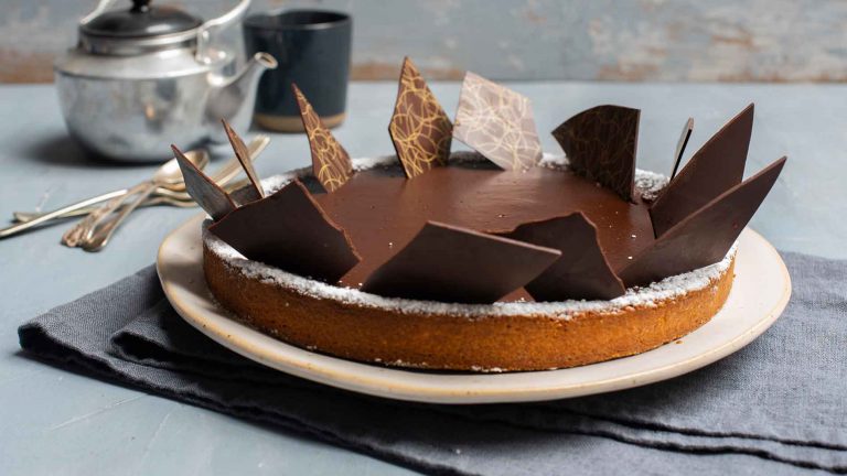 Image of a Chocolate Tart Cake
