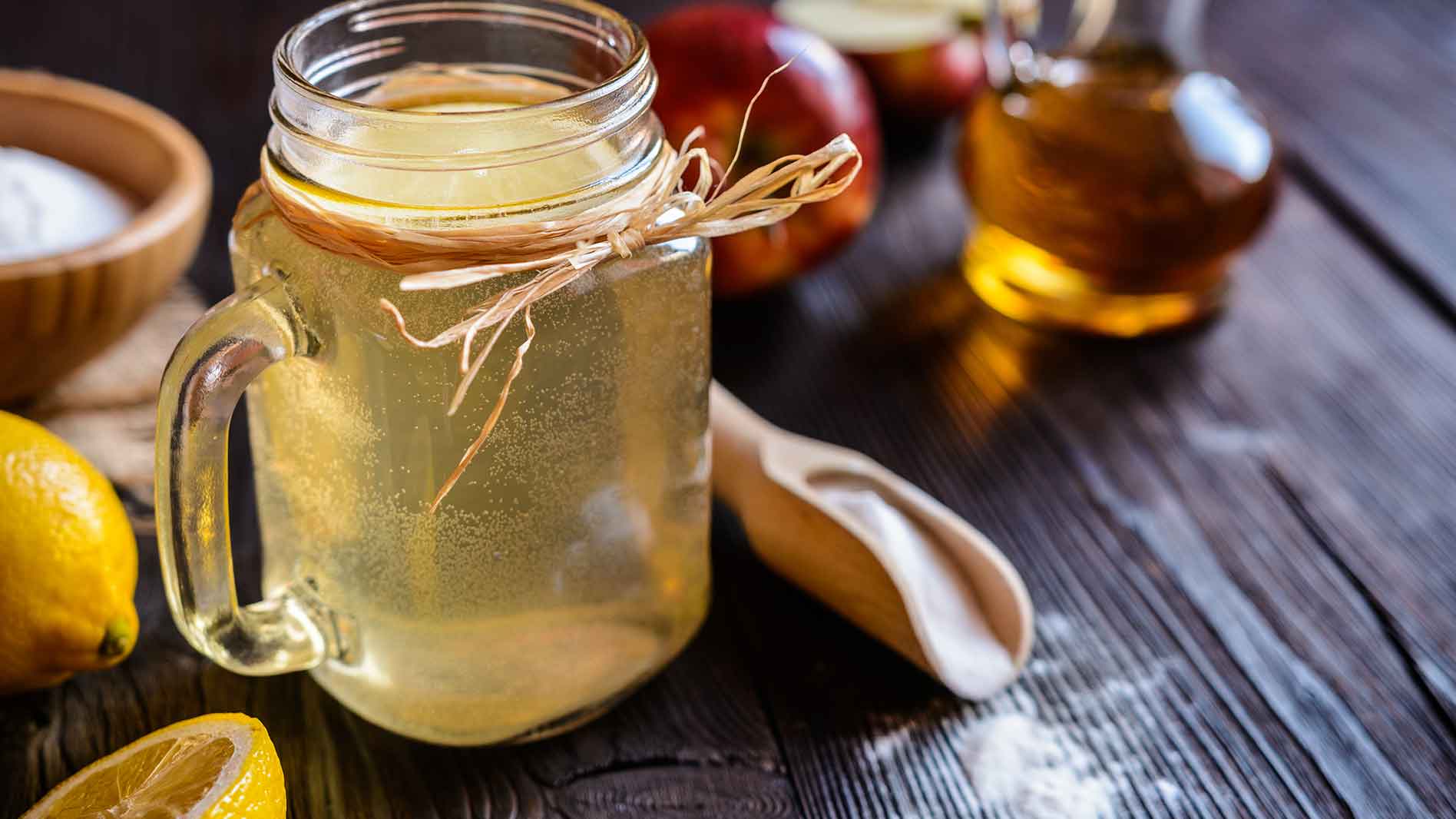 Apple Cider Vinegar in a jar