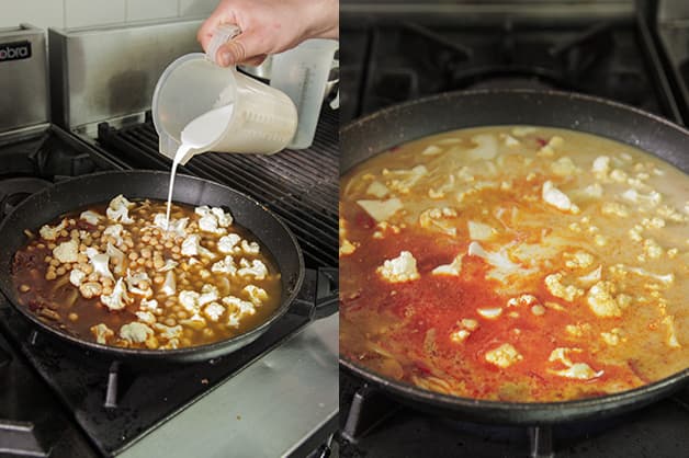 Cooking of the curry