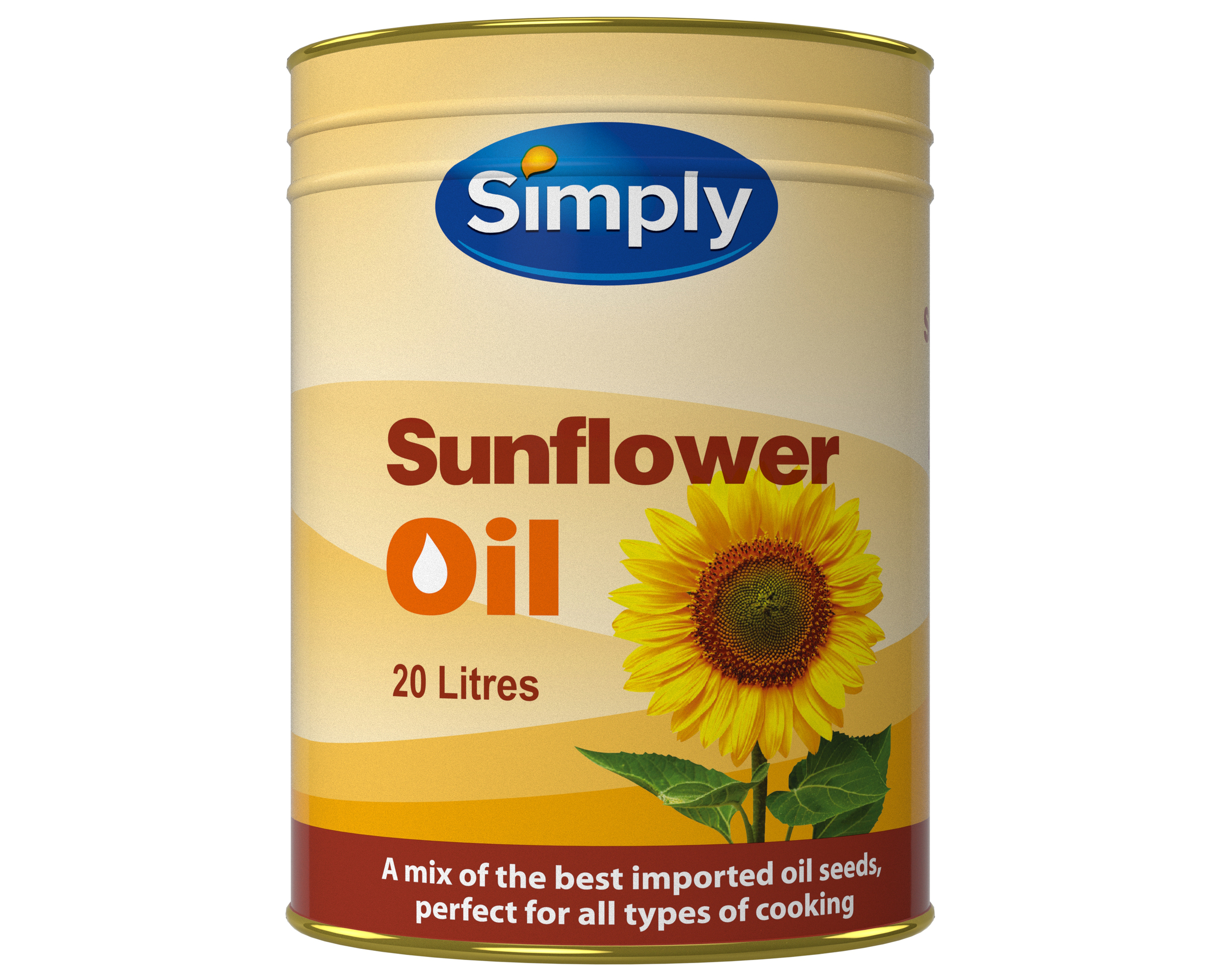 Simply Sunflower Oil Bung Drum 20 l