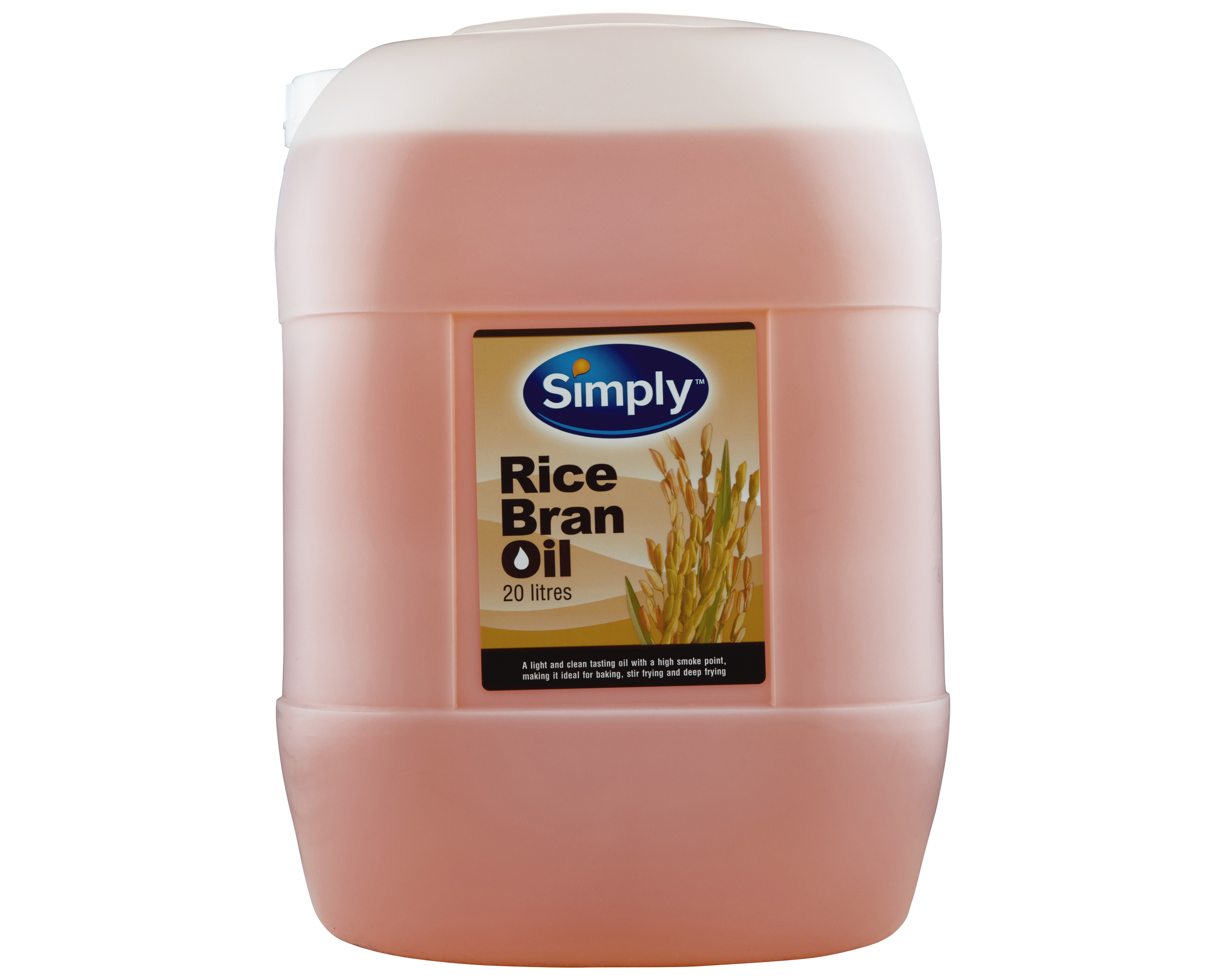 Simply Rice Bran Oil Jerry Can 20 l
