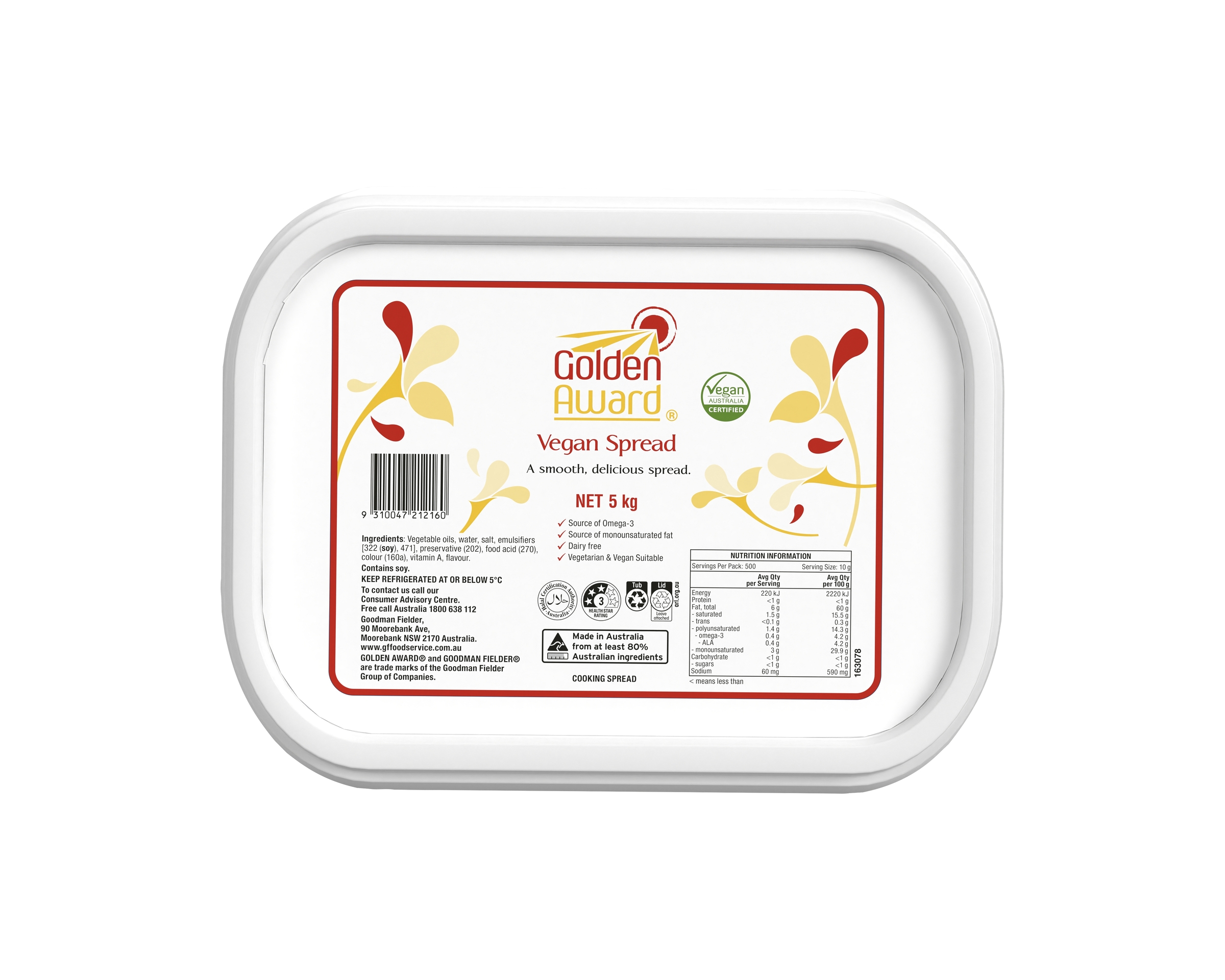 Golden Award Margarine Spread 5 kg