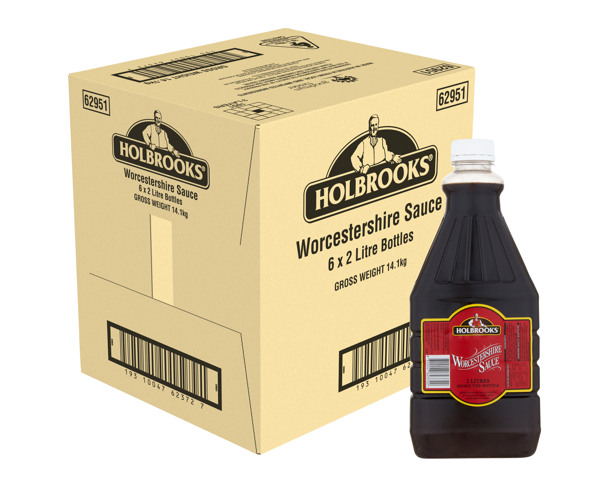 Holbrooks Worcestershire Sauce 6 x 2L