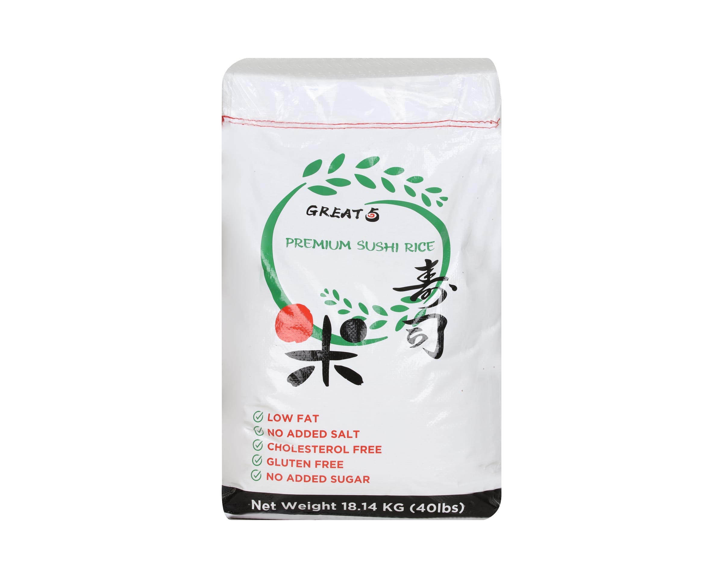Great 5 Premium Sushi Rice 18.14kg