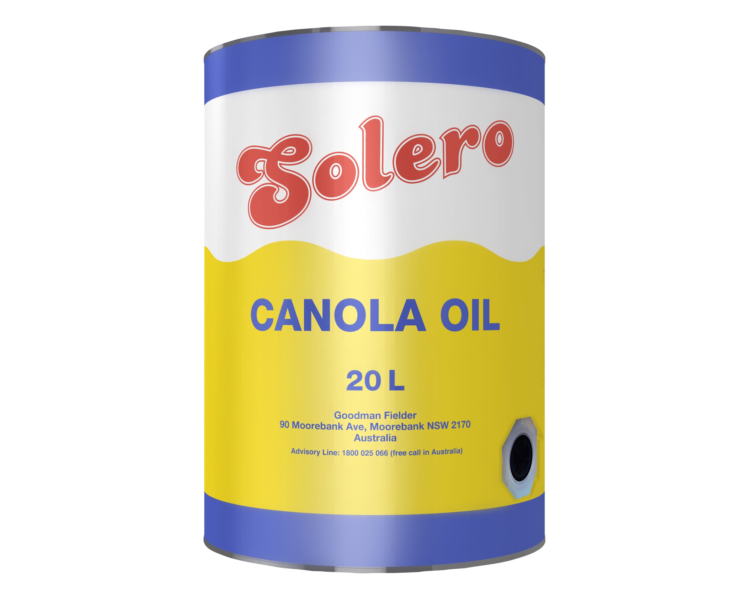 Solero Canola Oil 20L