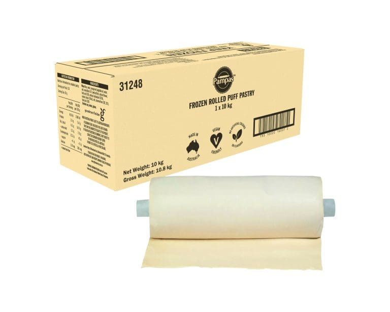 Pampas Frozen Rolled Puff Pastry 10kg
