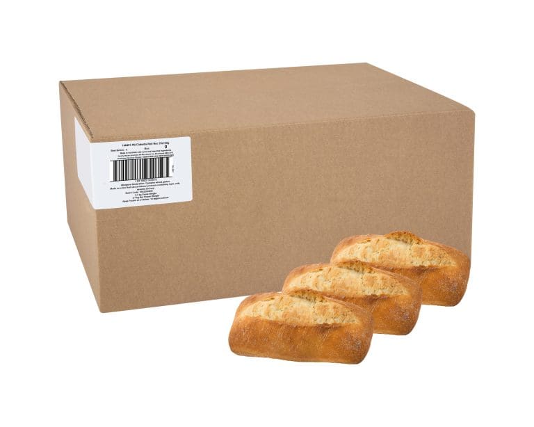 QBA White Ciabatta Roll 35 x 135g