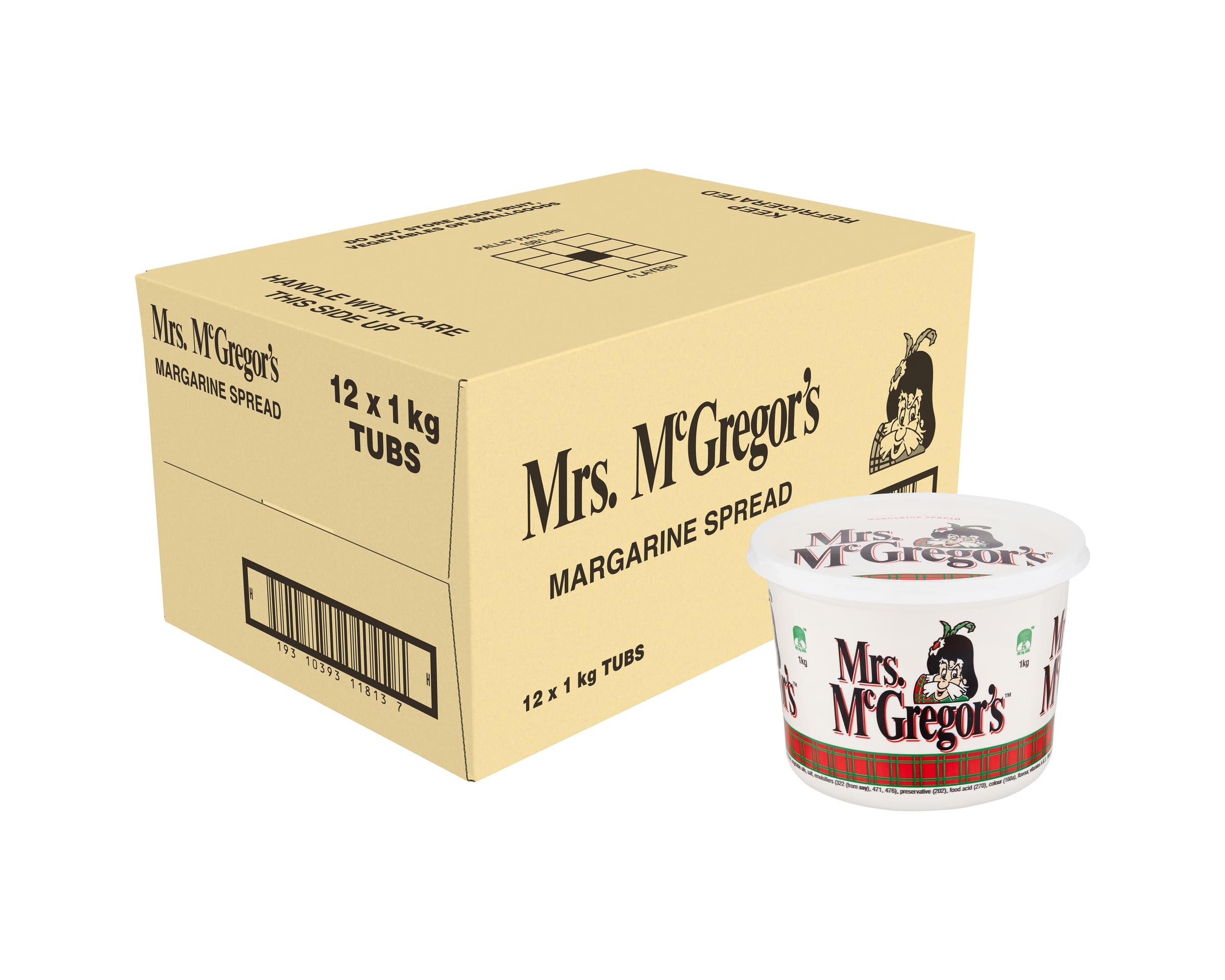 Mrs Mcgregors Spread 1 kg x 12