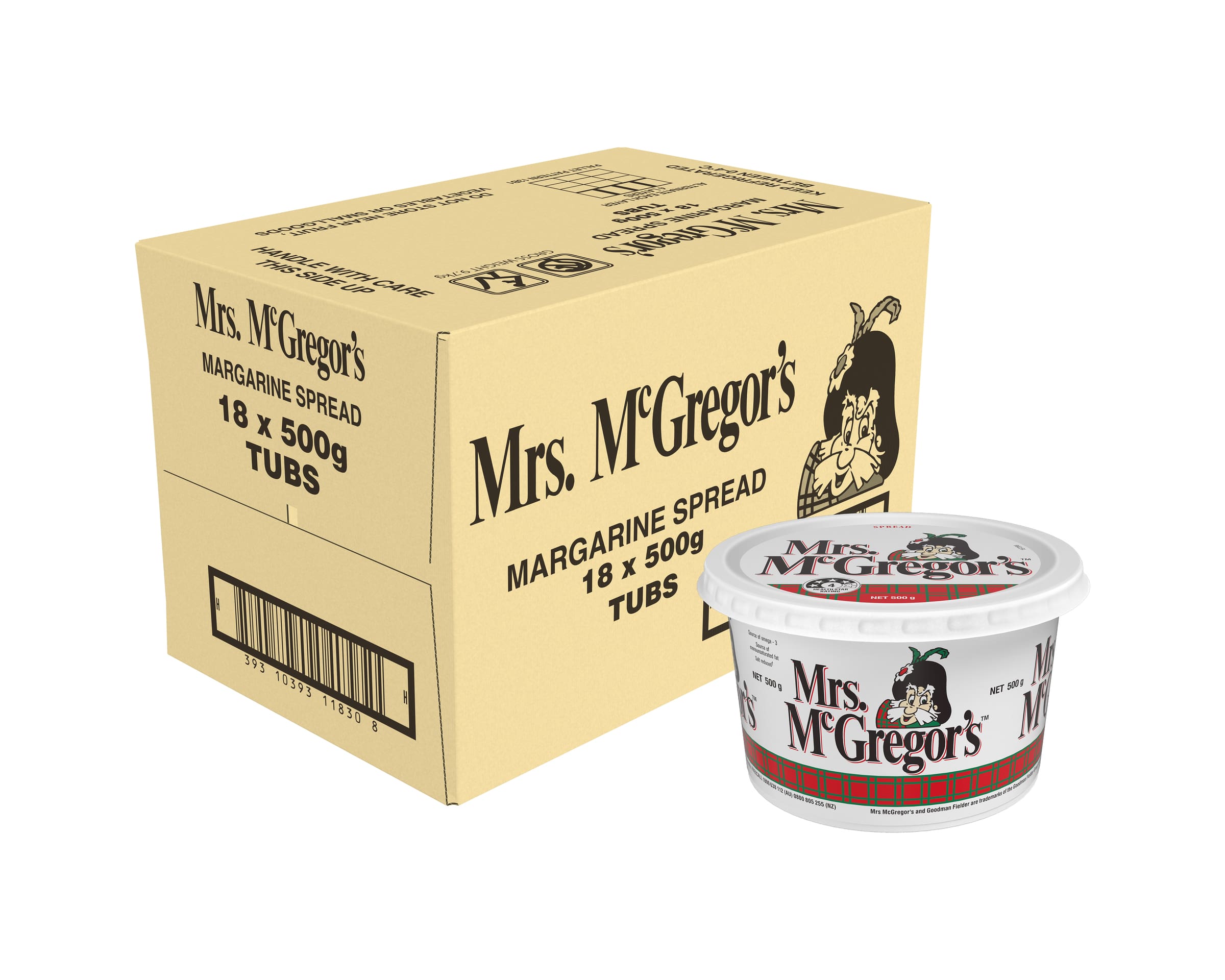 Mrs. McGregor’s Table Spread 18 x 500g
