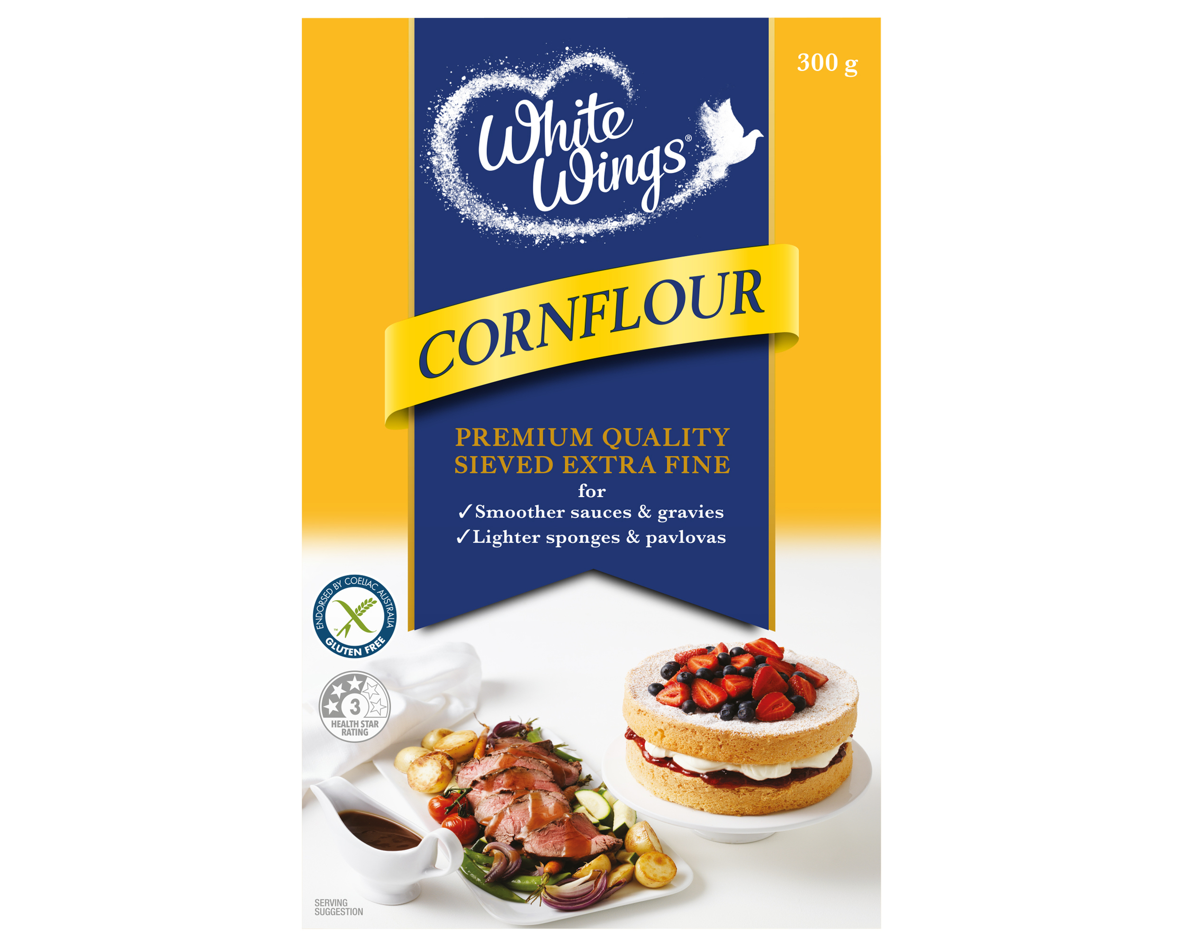 White Wings Cornflour 12 x 300g