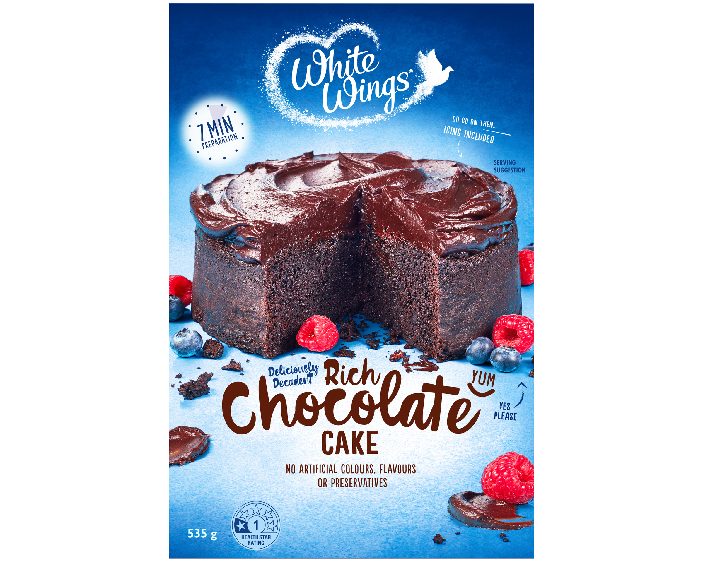 White Wings Rich Chocolate Cake 4 x 535g
