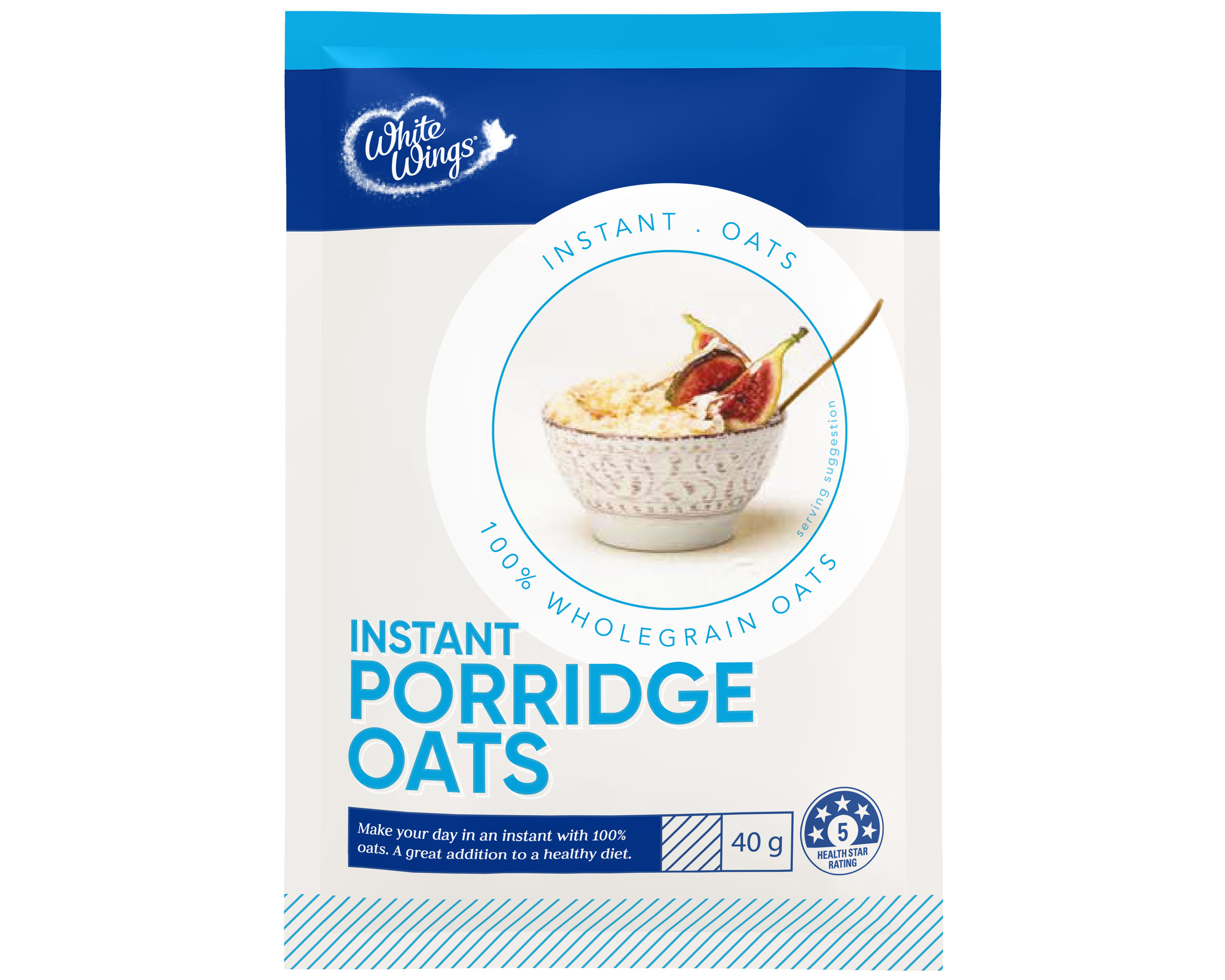 White Wings Instant Oats 50 x 40g