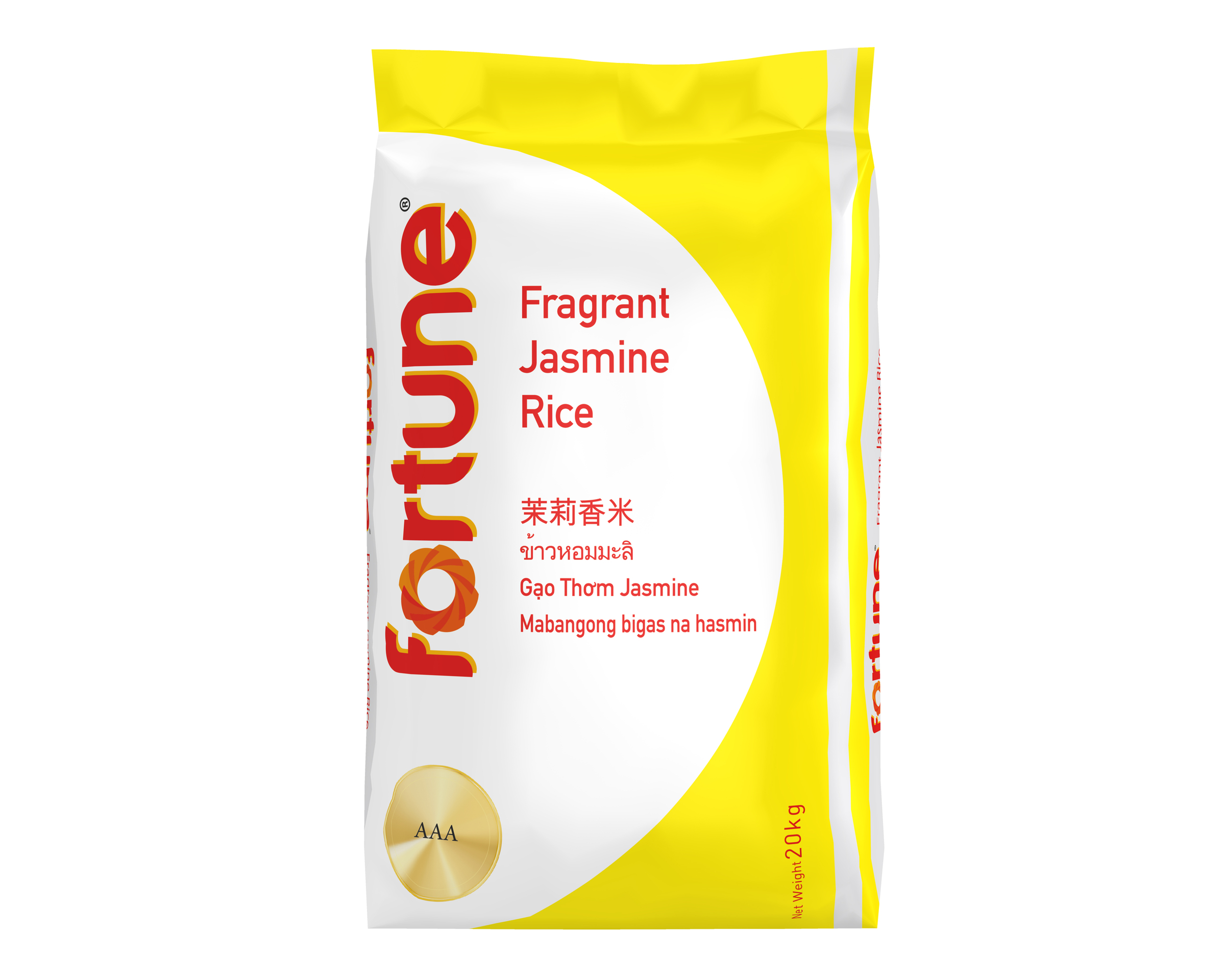 Fortune Fragrant Jasmine Rice 20kg