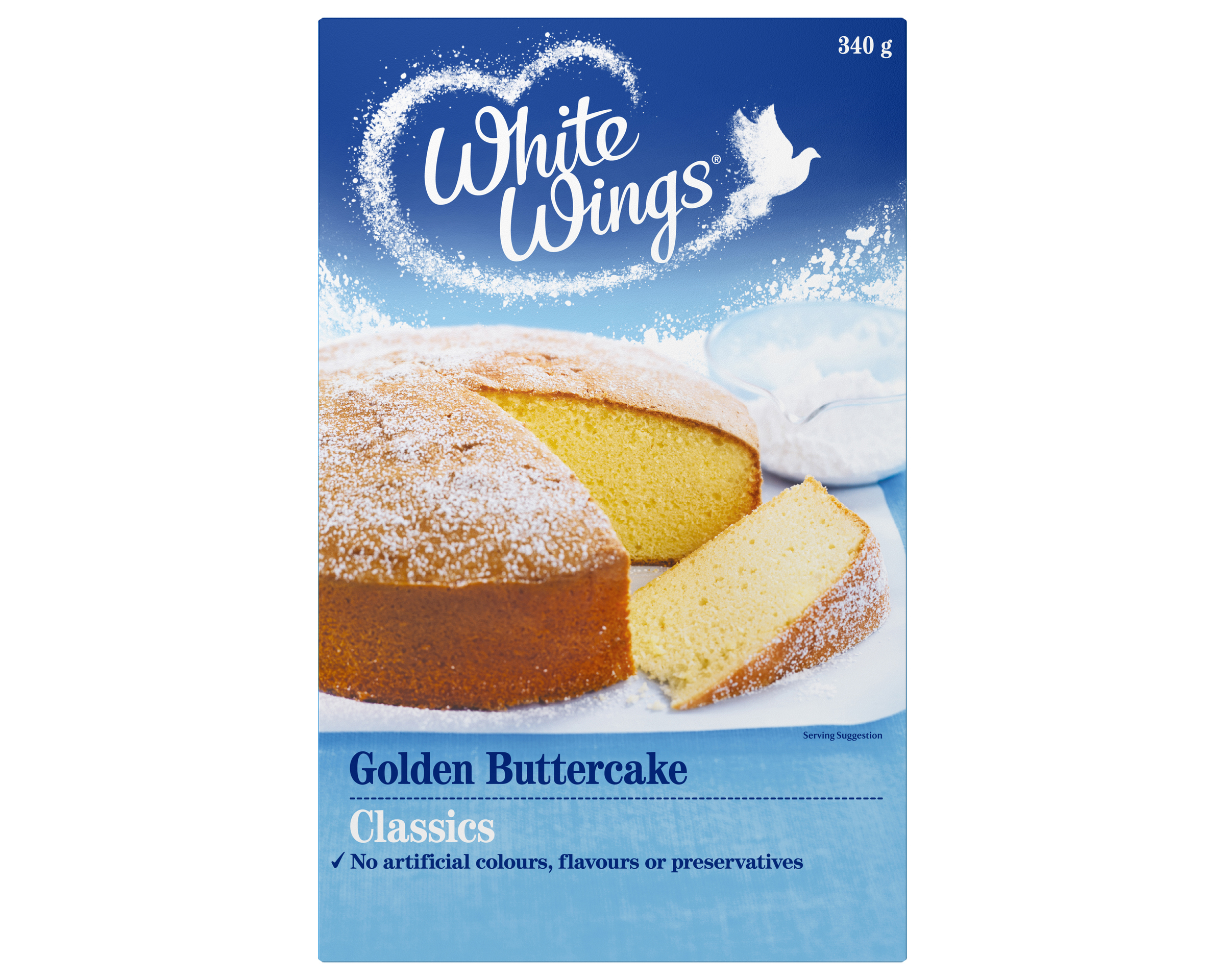 White Wings Golden Buttercake 6 x 340g