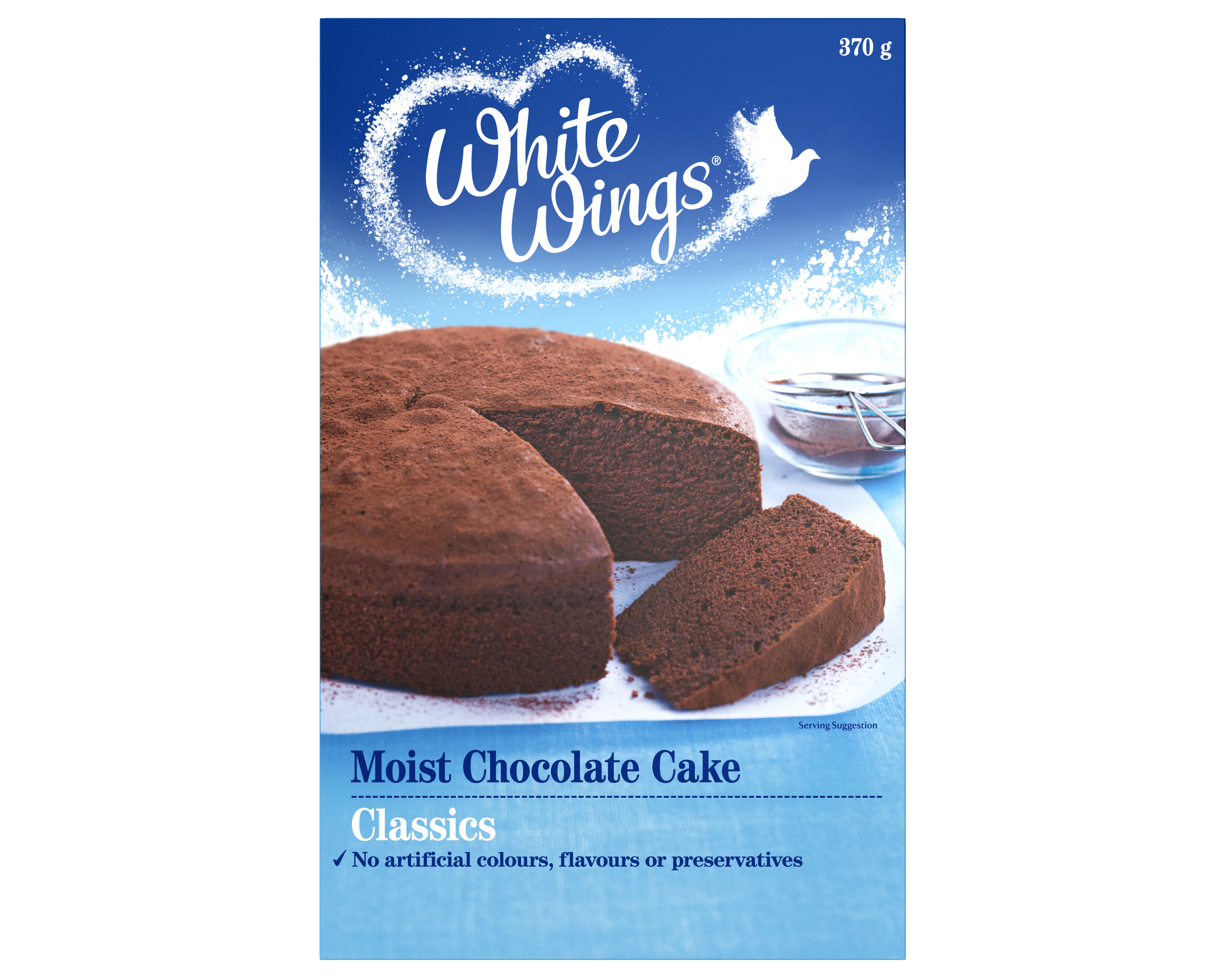 White Wings Moist Chocolate Cake 6 x 370g