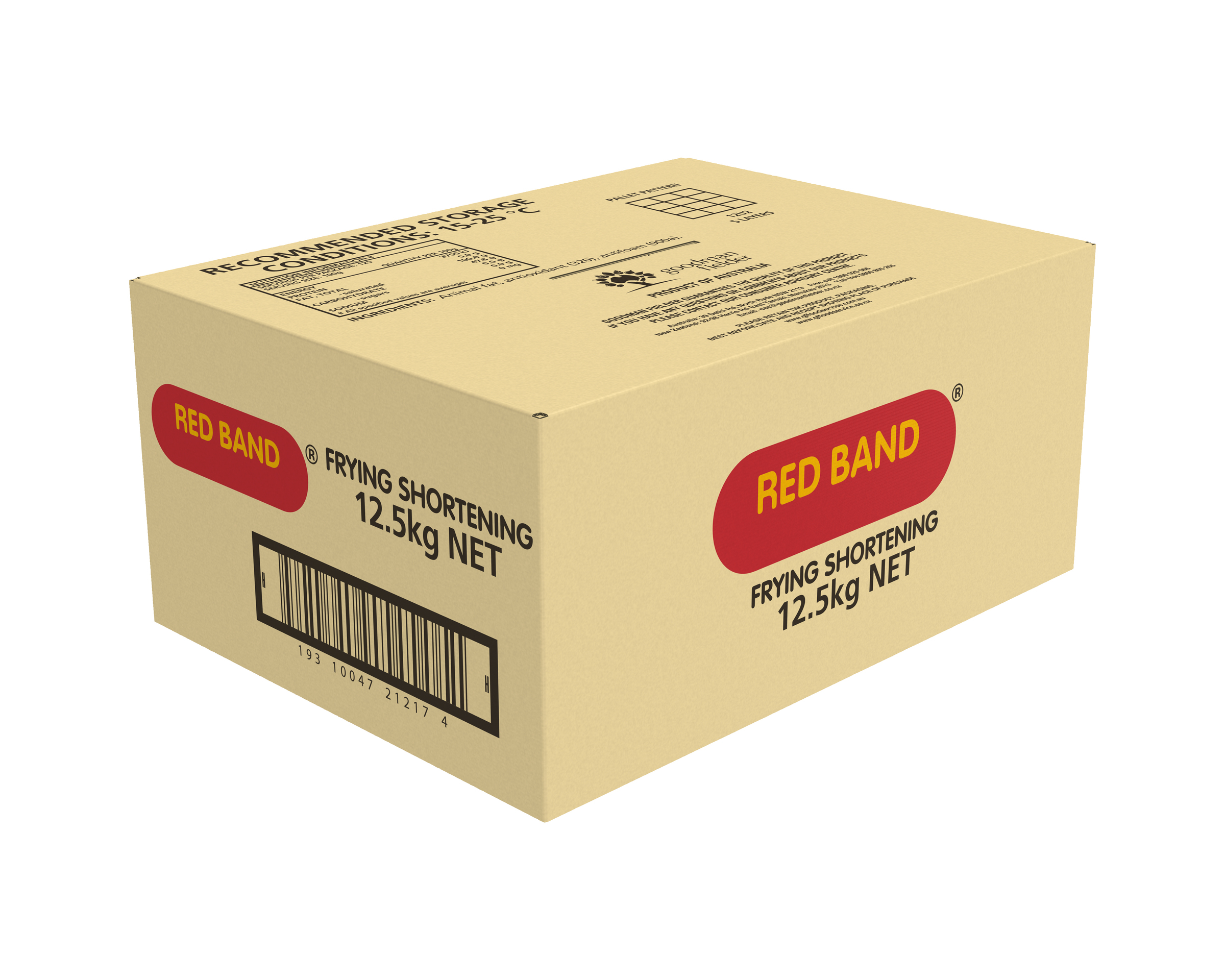 Red Band Shortening Frying 12.5 kg