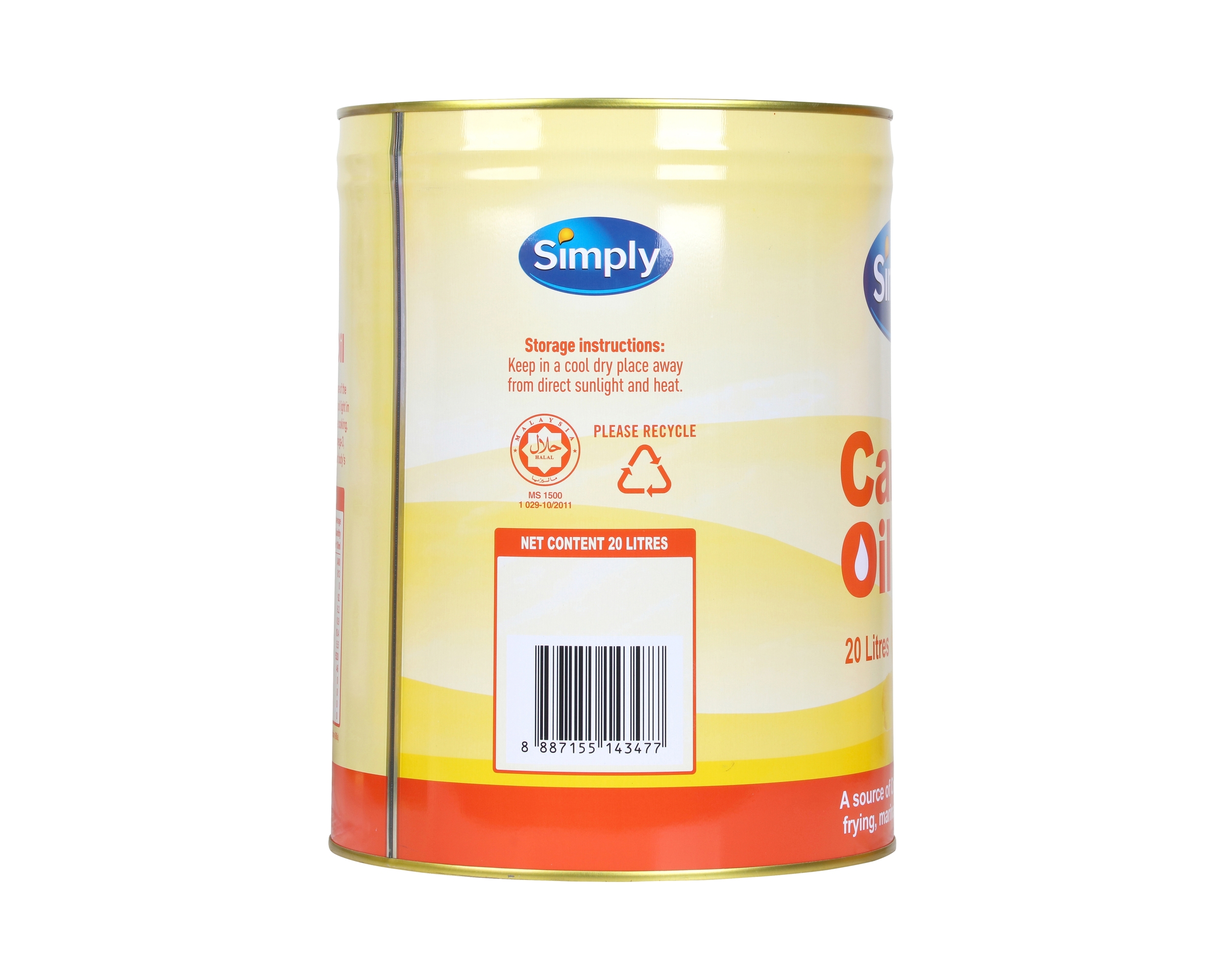 Simply Canola Oil 20L