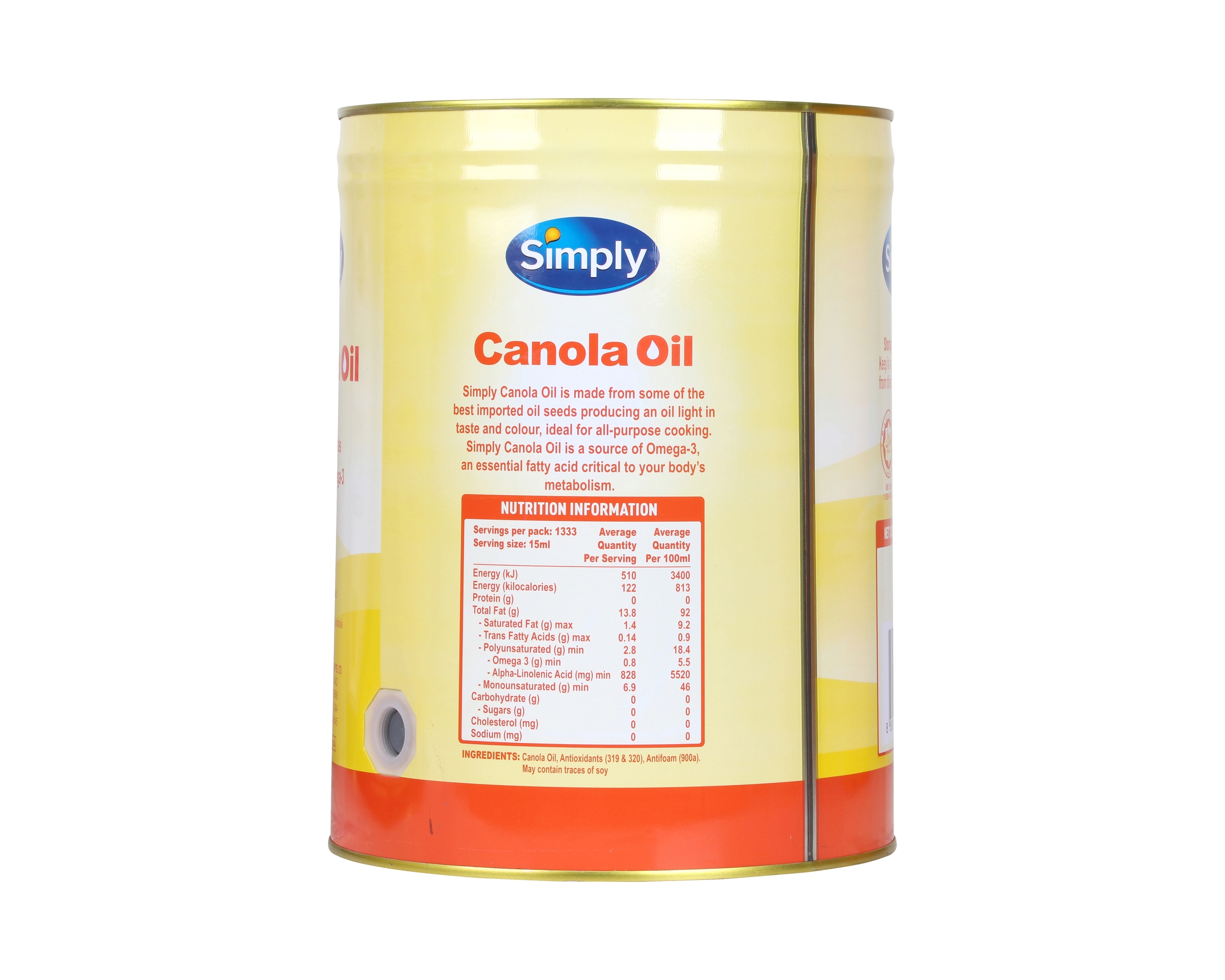 Simply Canola Oil 20L
