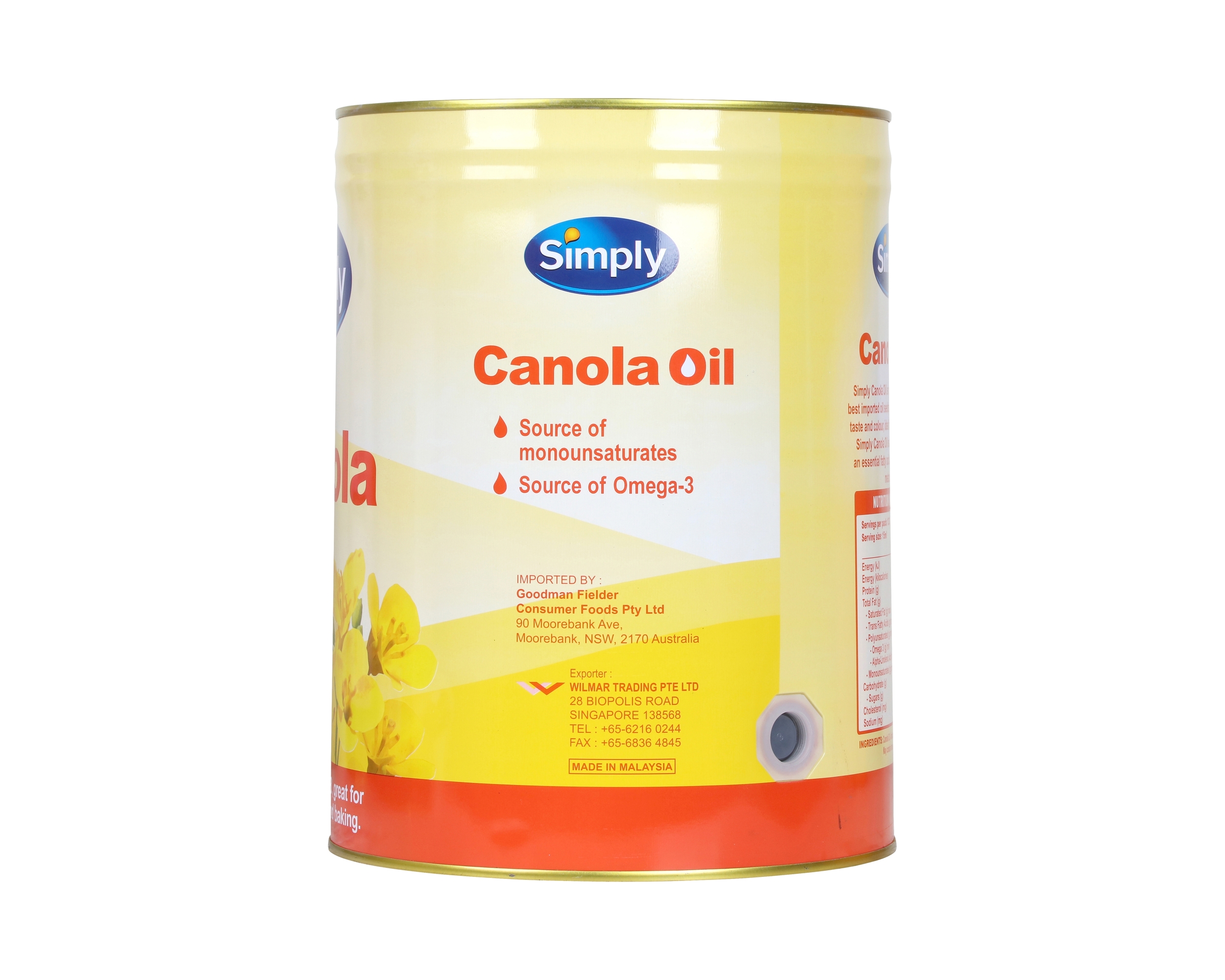 Simply Canola Oil 20L