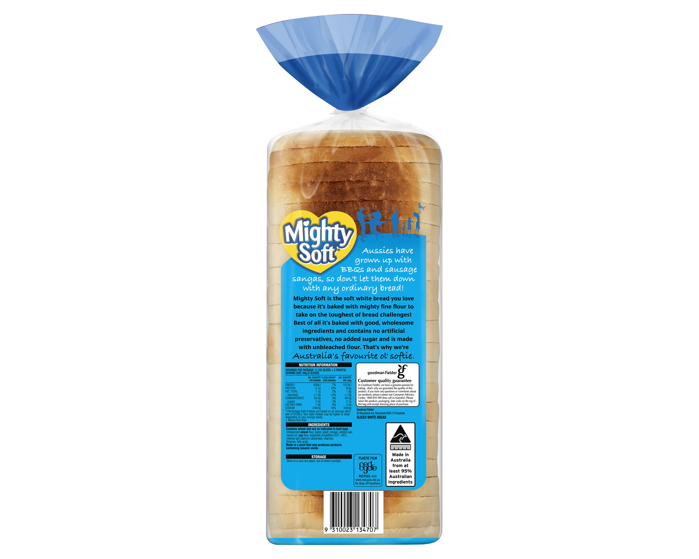 Mighty Soft Sandwich White 650 g