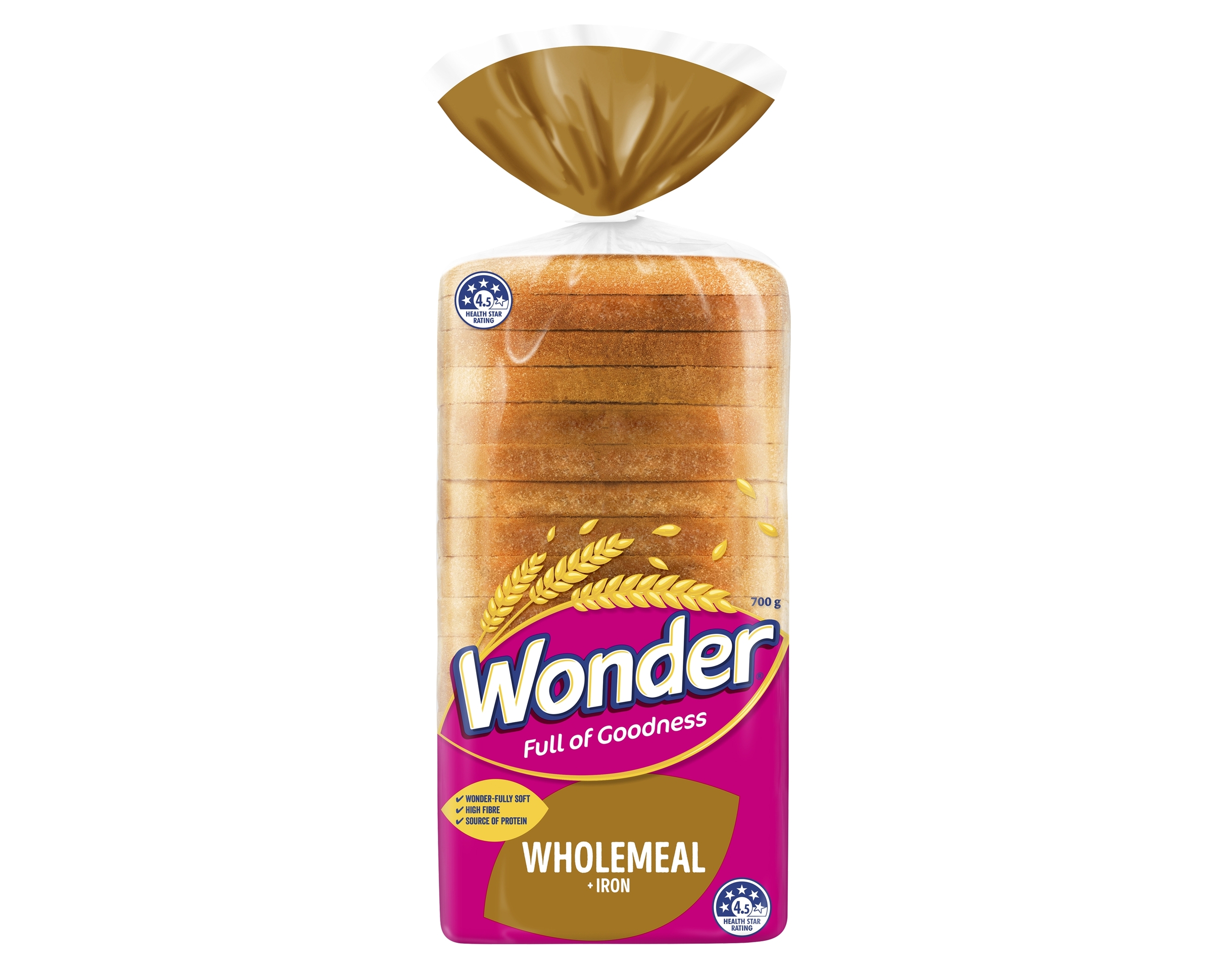 Wonder Loaf Wholemeal Iron 700 g