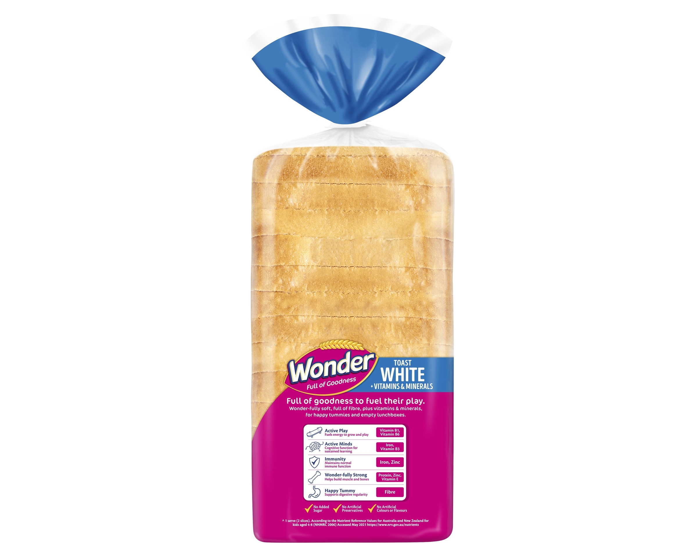 Wonder Toast White Vitamins and Minerals 700 g