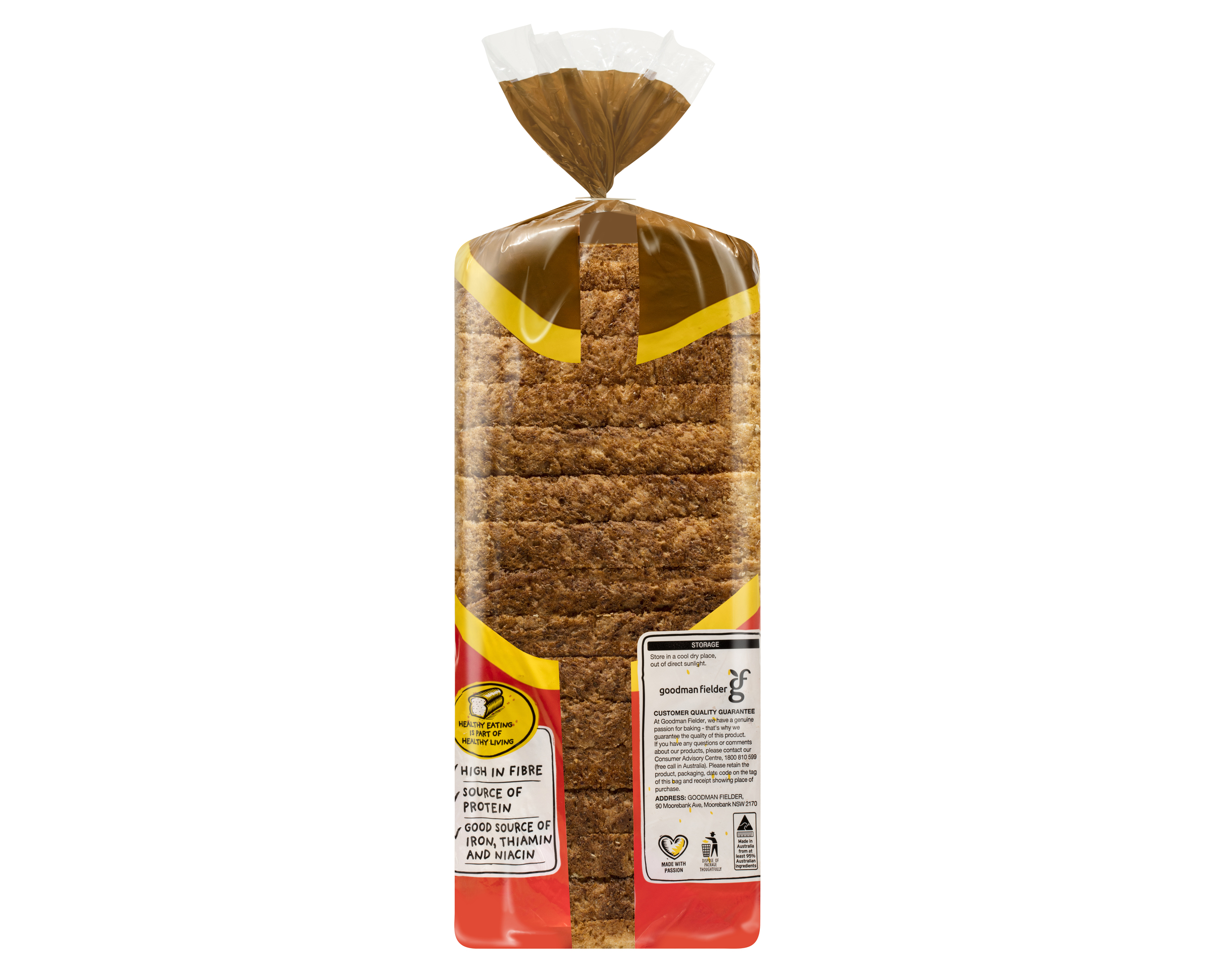 Bush Oven Sliced Bread Wholemeal 700 g