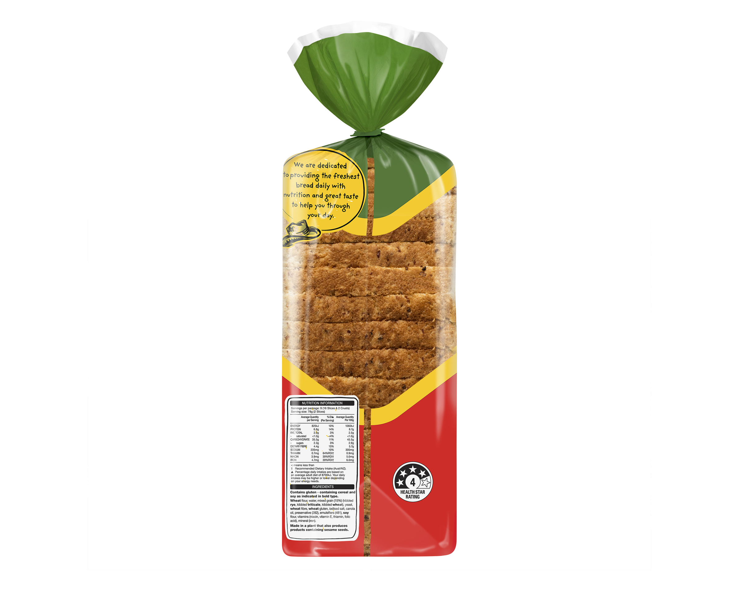 Bush Oven Sliced Bread Multigrain 700 g