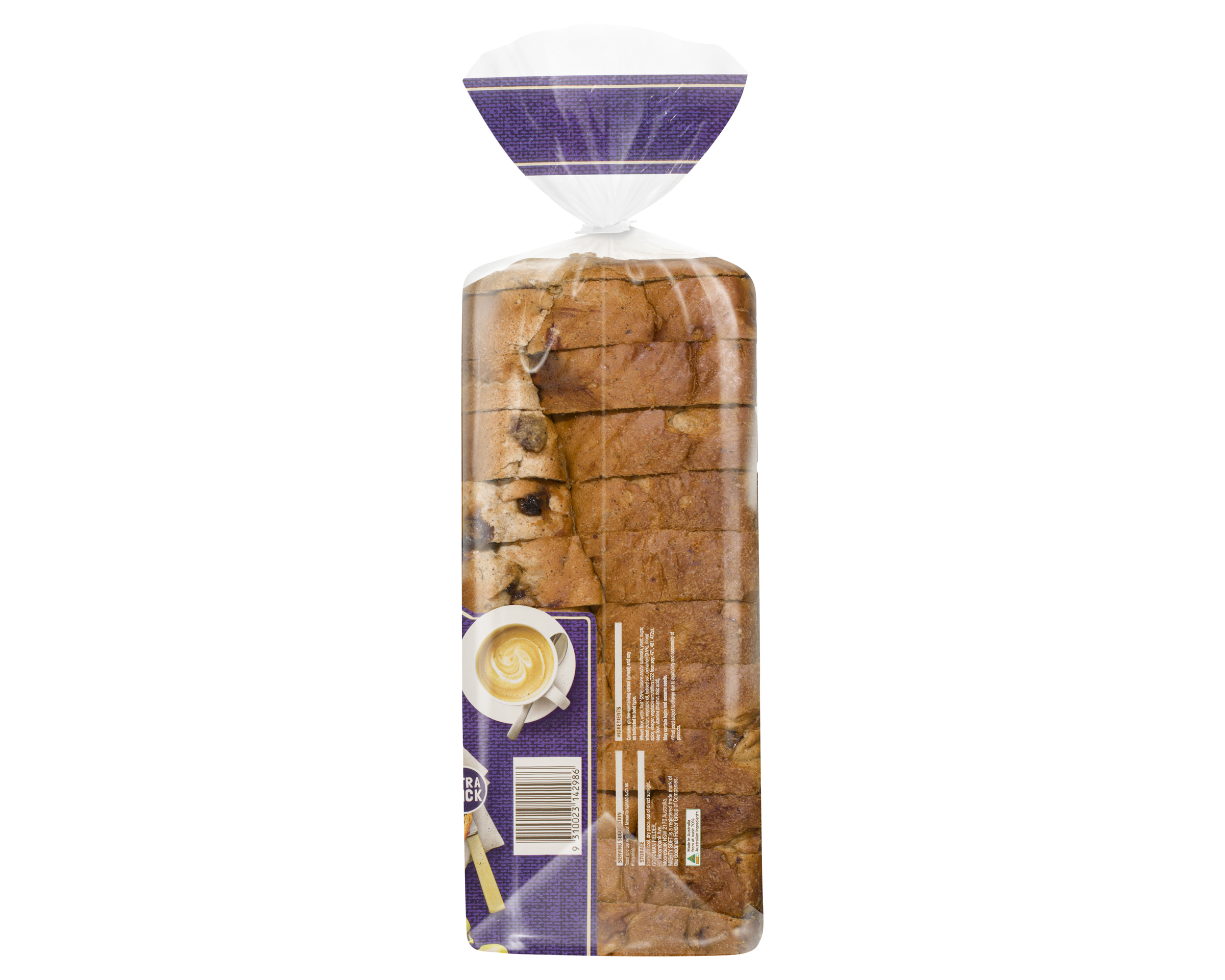 Mighty Soft Toast Cafe Style Raisin 600 g