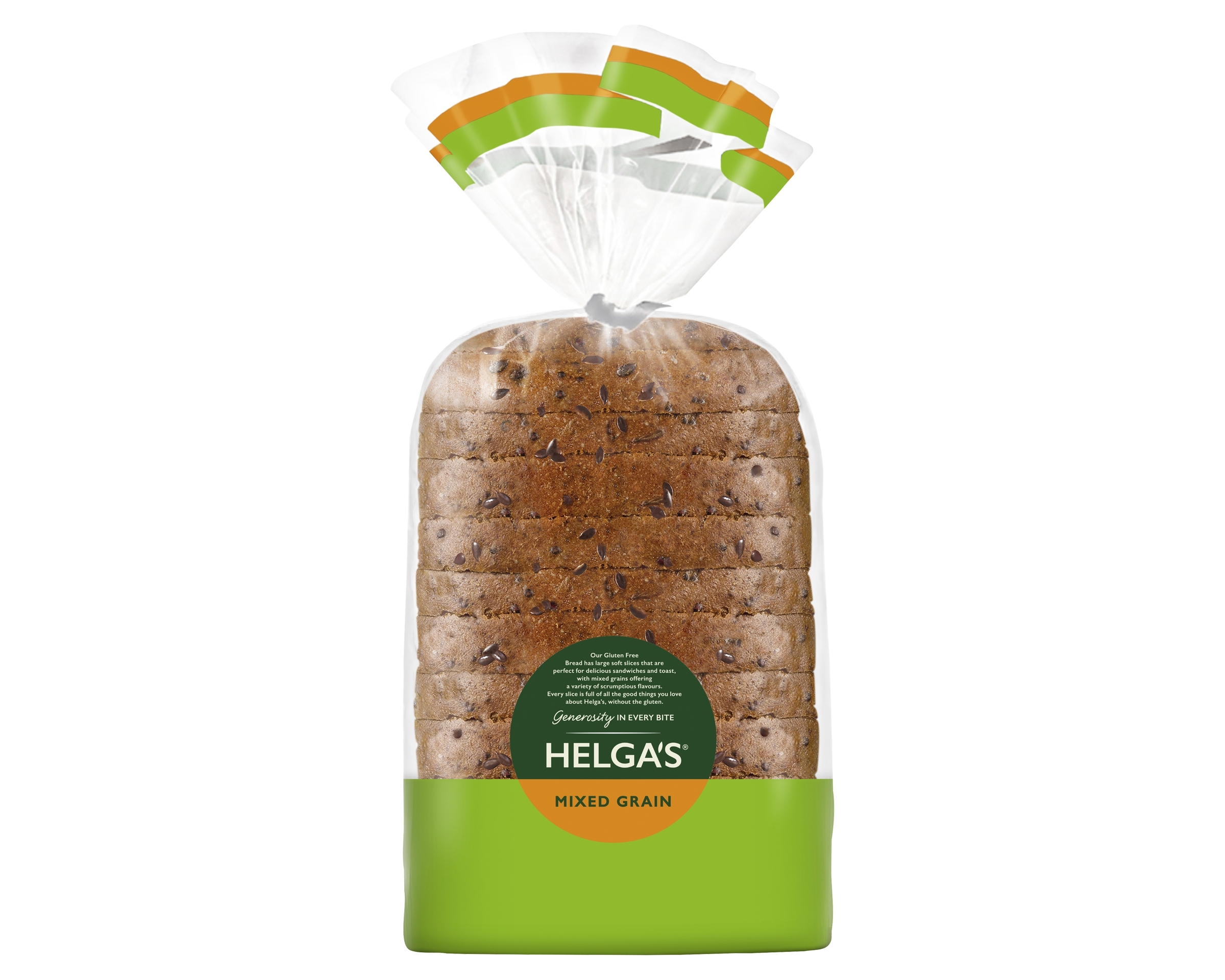 Helgas Gluten Free Bread Slices Mixed Grain 500 g