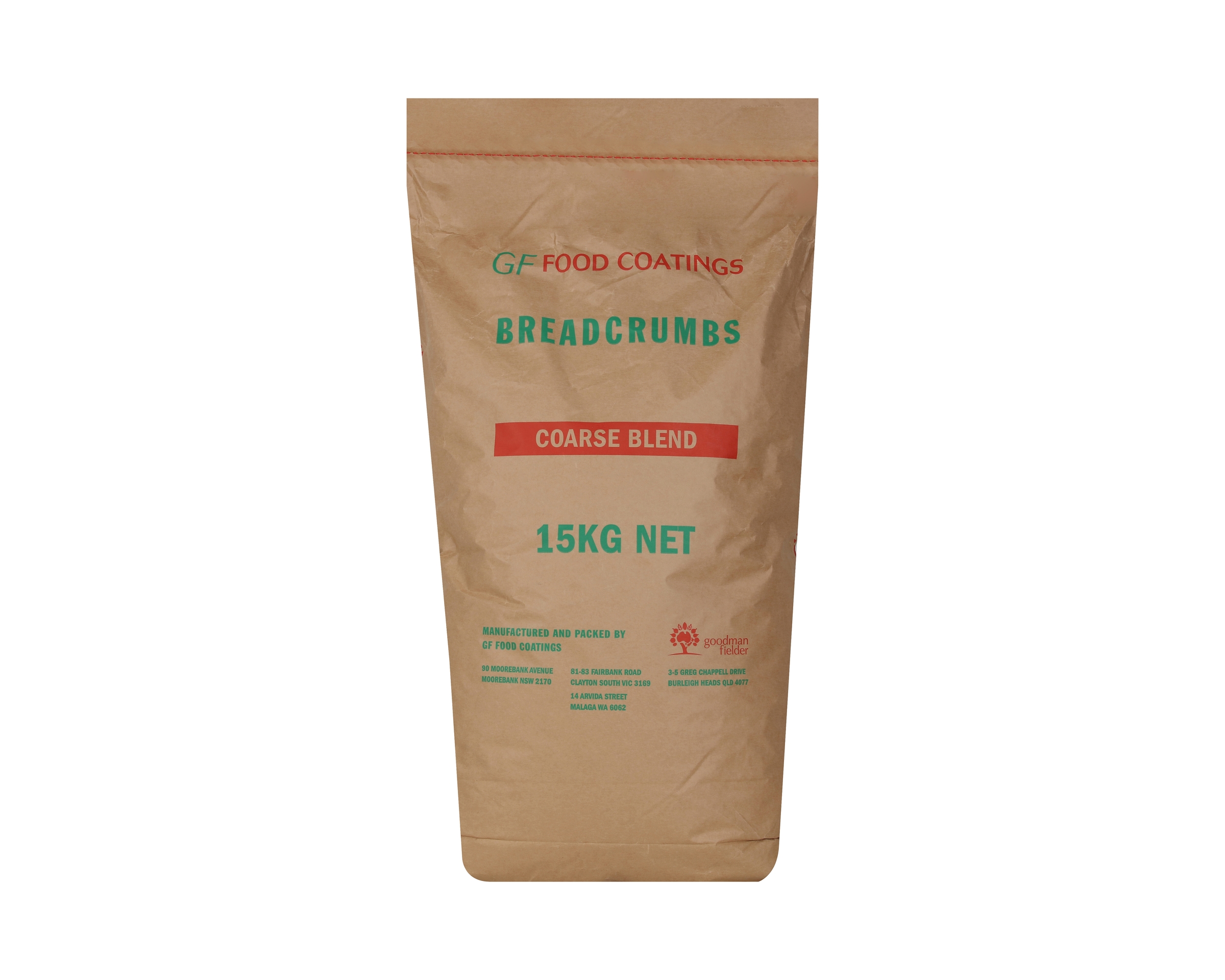 GF Ingredients Crumb Blend Coarse 15 kg