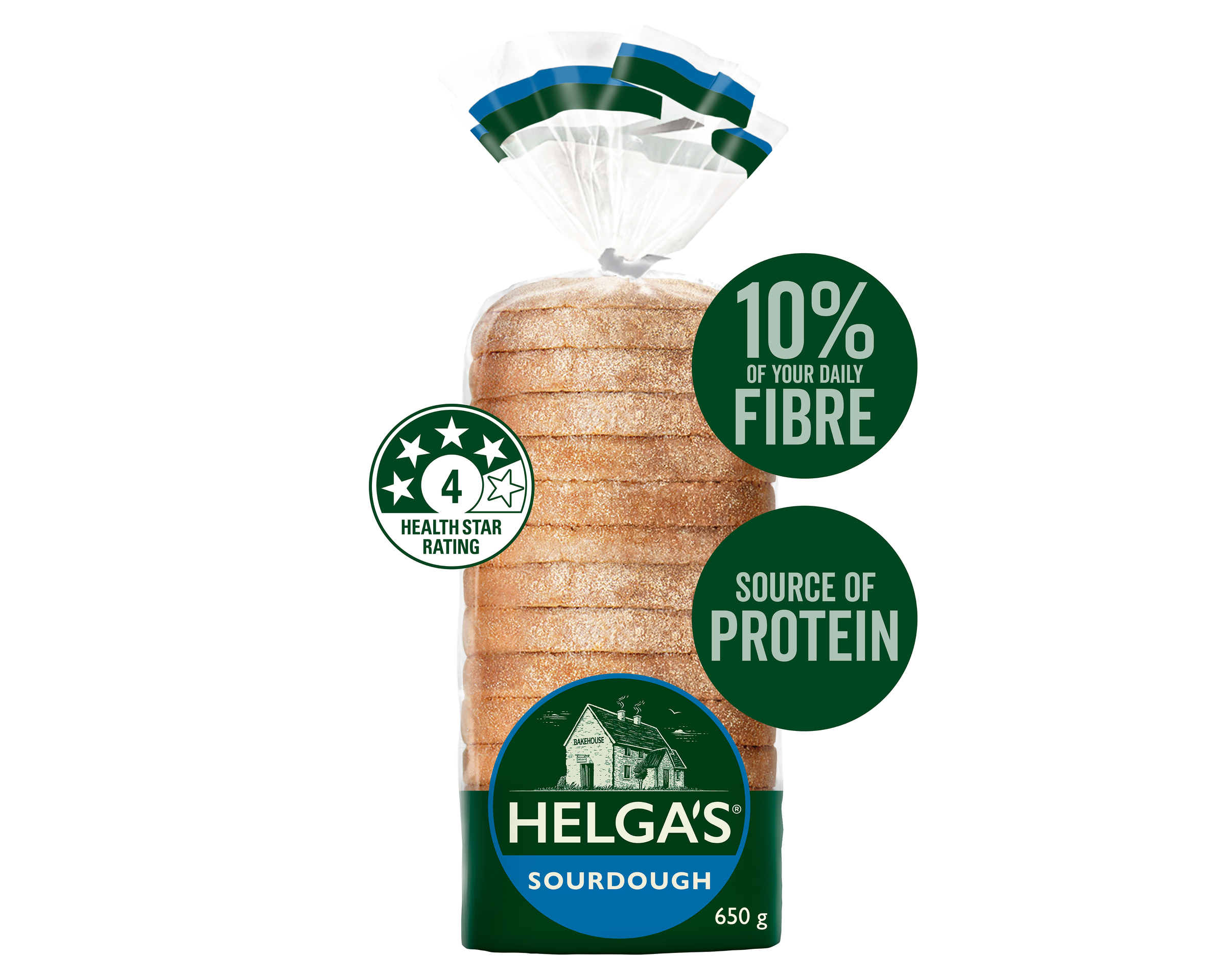 Helgas Loaf Sourdough 650 g