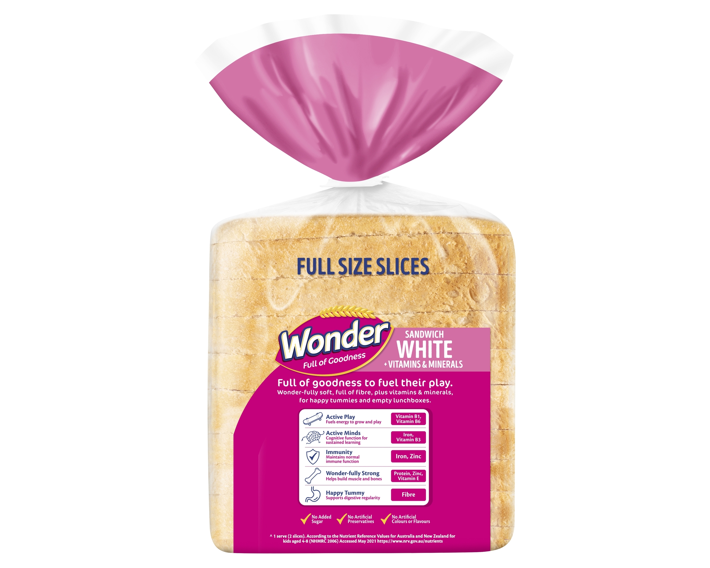 Wonder Sandwich White Vitamins and Minerals Mini 320 g