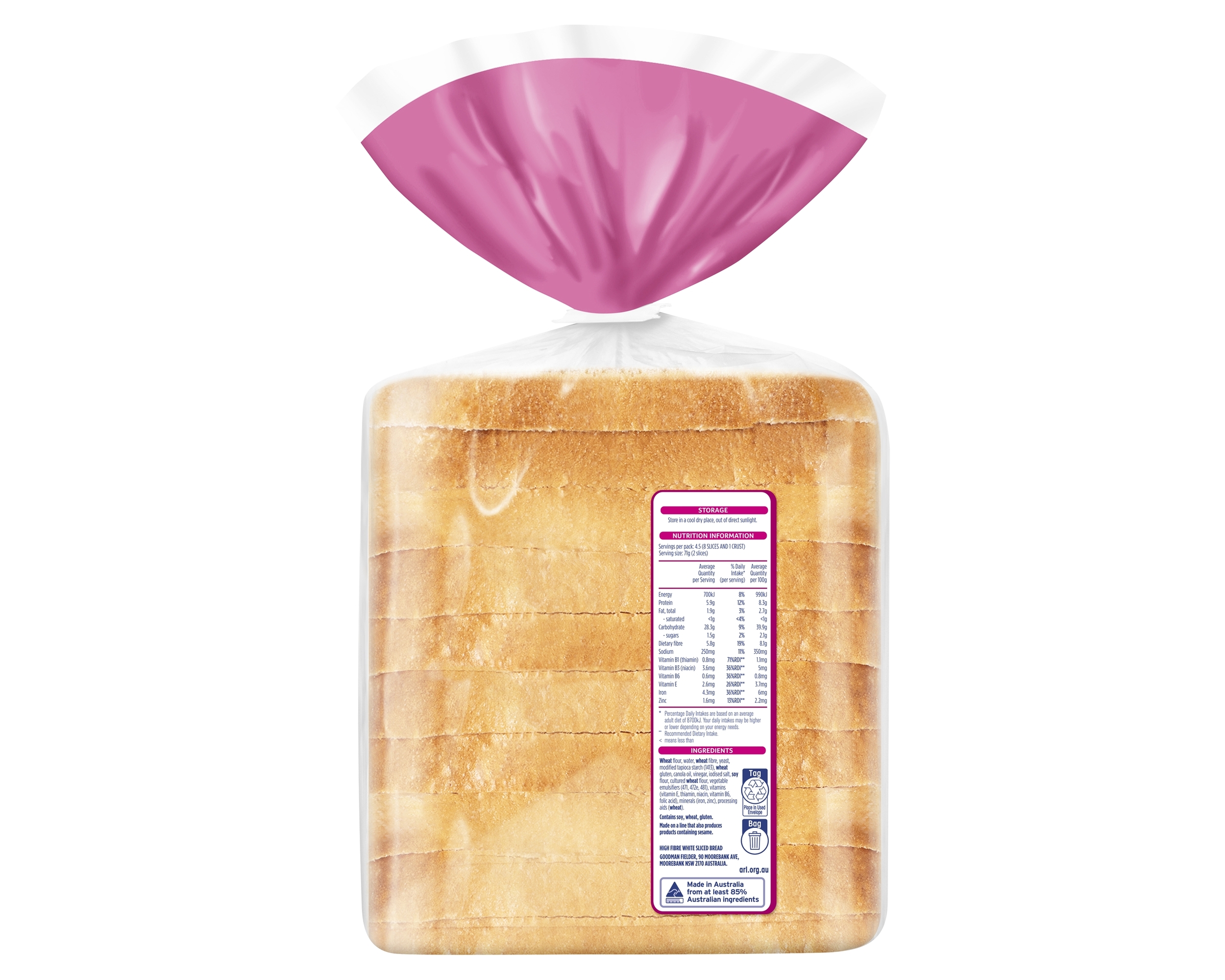 Wonder Sandwich White Vitamins and Minerals Mini 320 g
