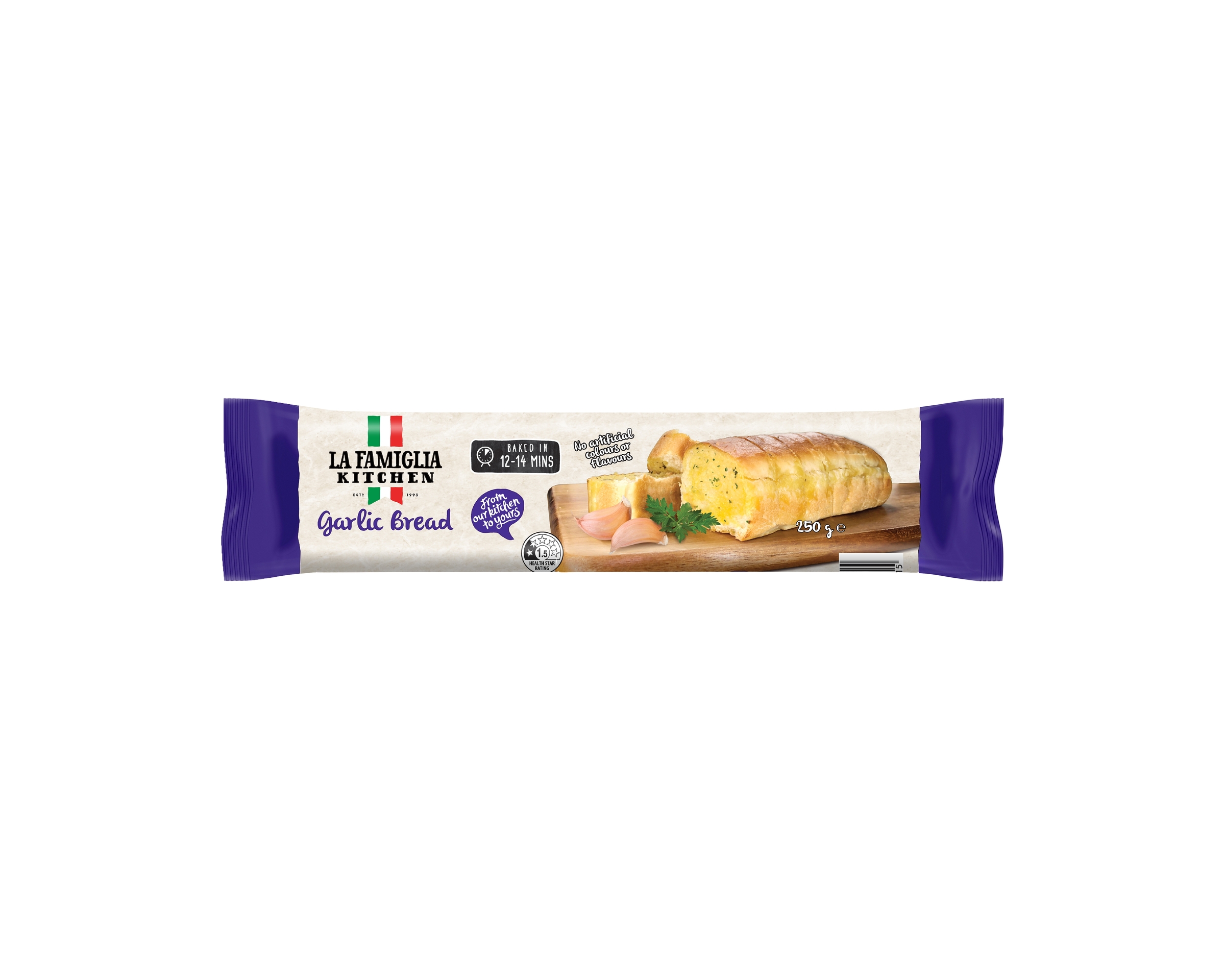 La Famiglia Kitchen Garlic Bread 250g