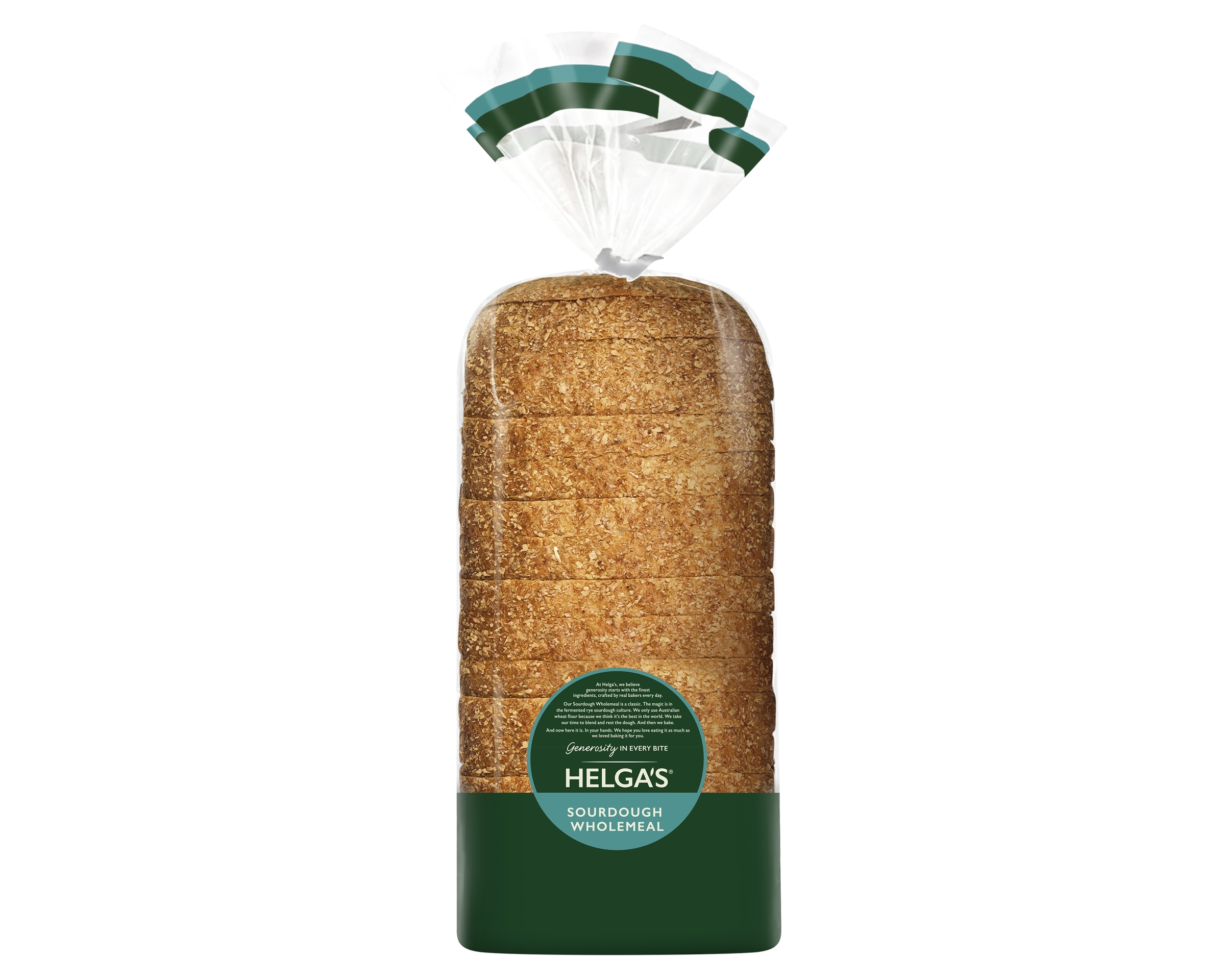Helgas Loaf Sourdough Wholemeal 750 g