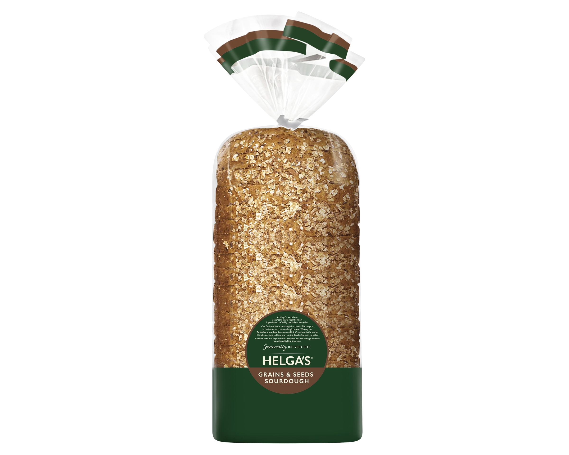 Helgas Loaf Sourdough Grains and Seeds 750 g