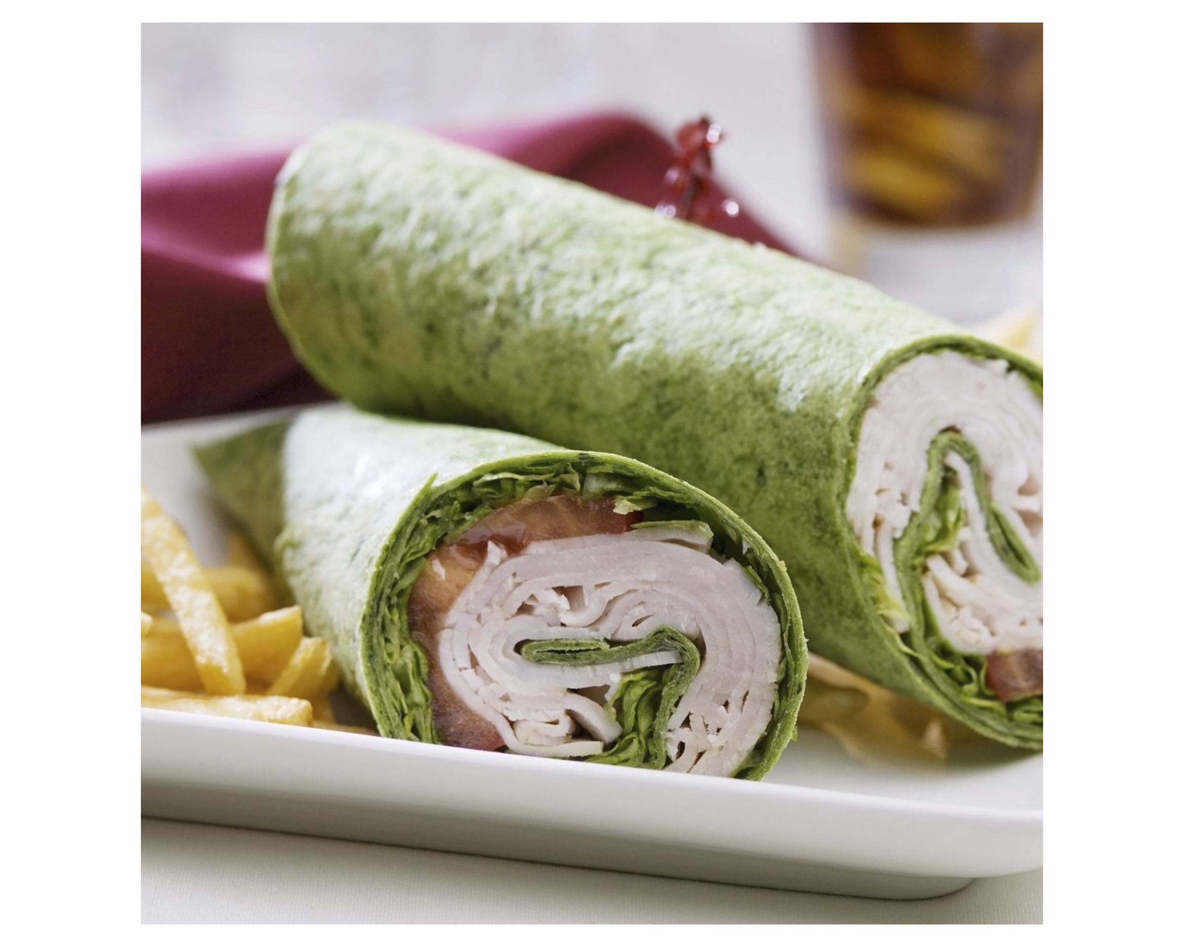 Helgas Wrap Spinach and Herb P7 445 g