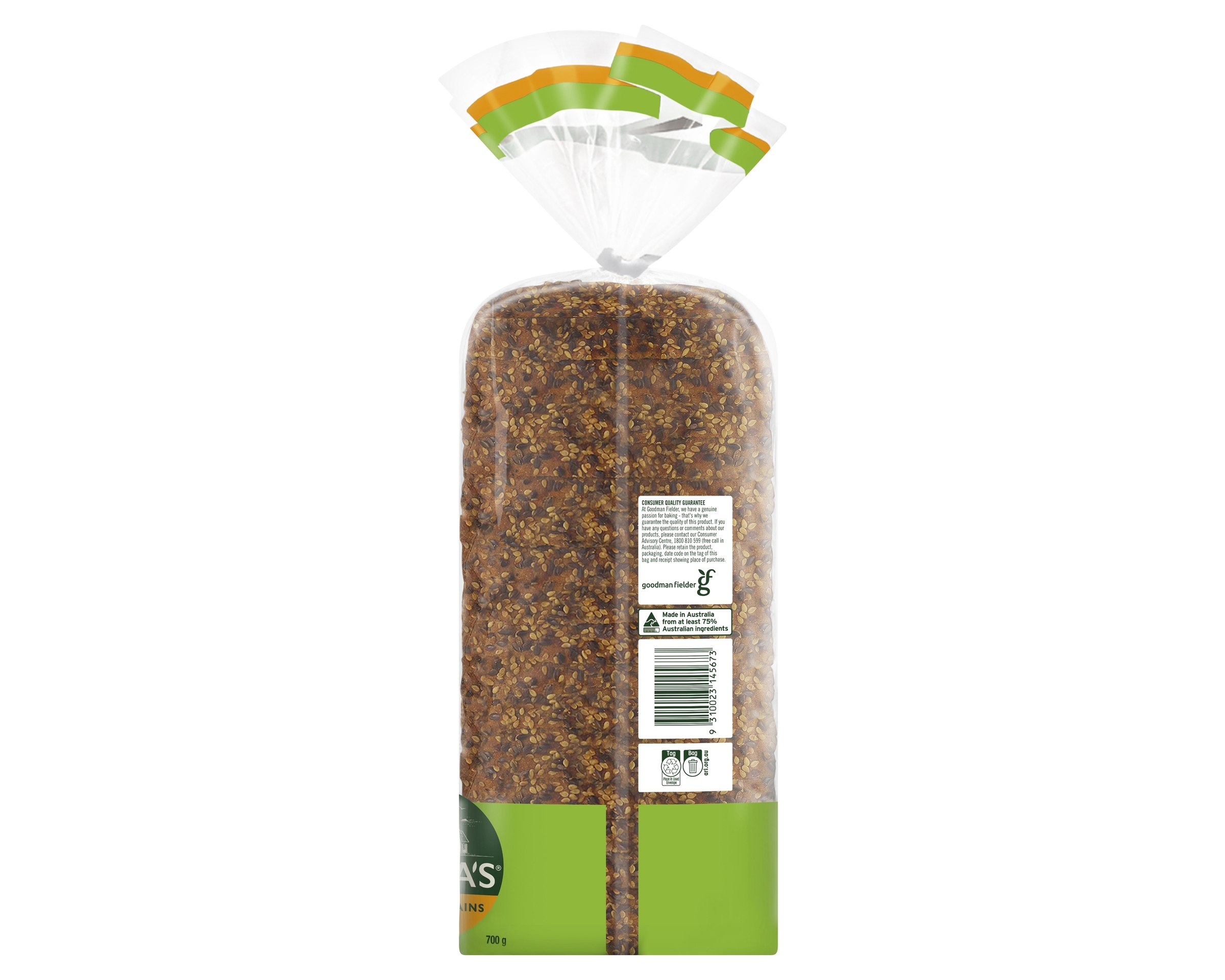 Helgas Prebiotic Loaf Ancient Grains and Seeds 700 g