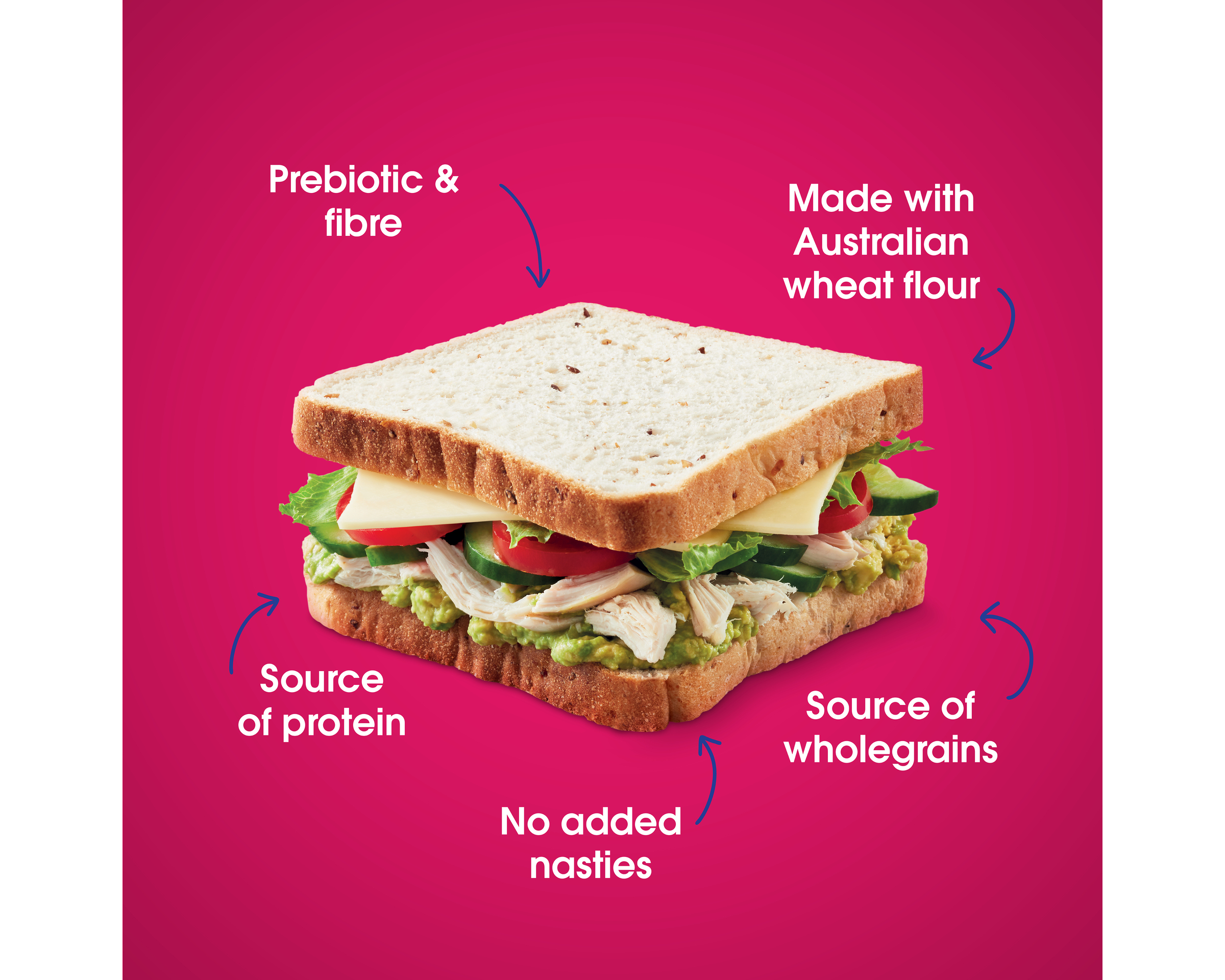 Wonder 5 Star Soft Multigrain Sliced Bread 680 g