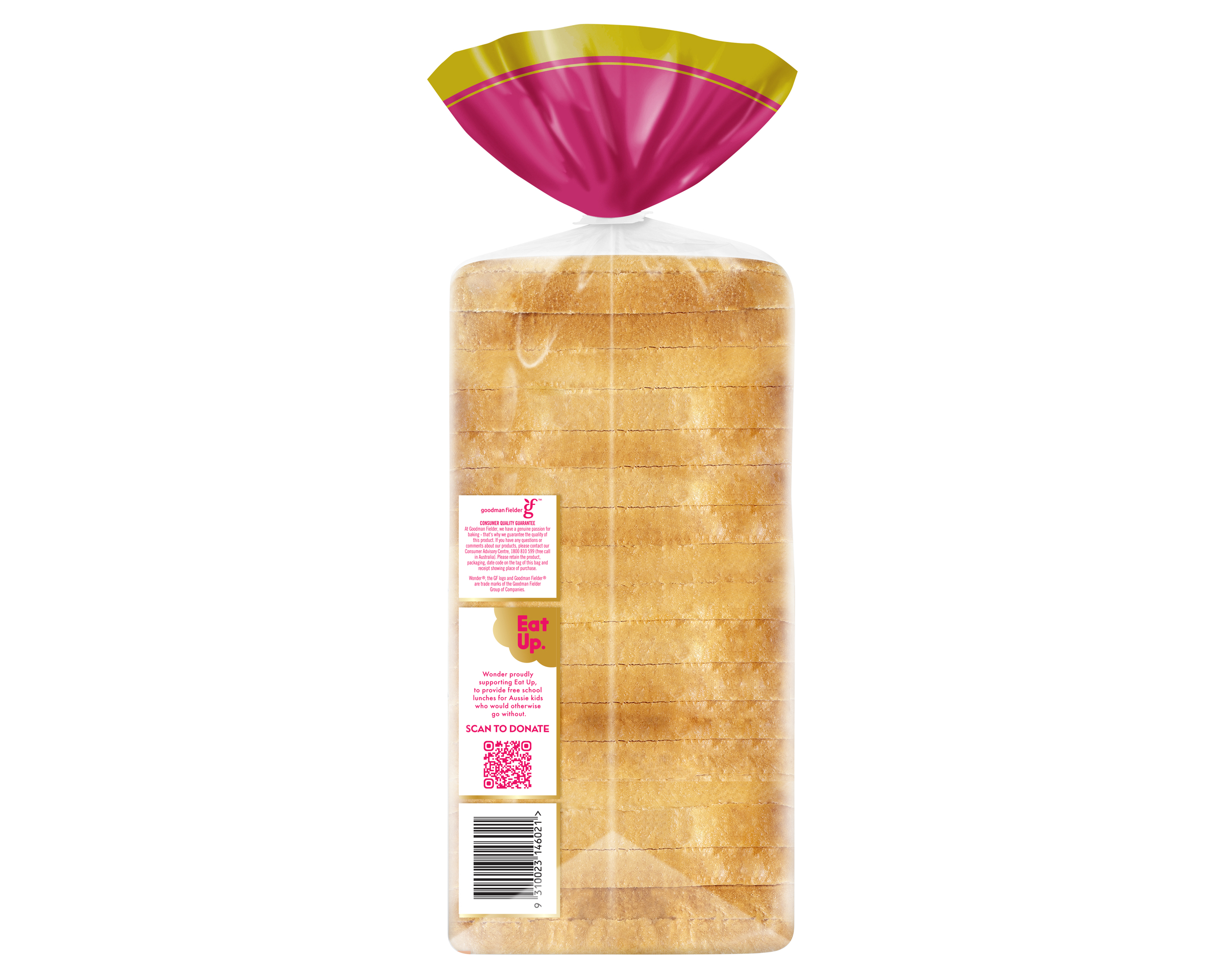 Wonder 5 Star Soft White Sliced Bread 680 g