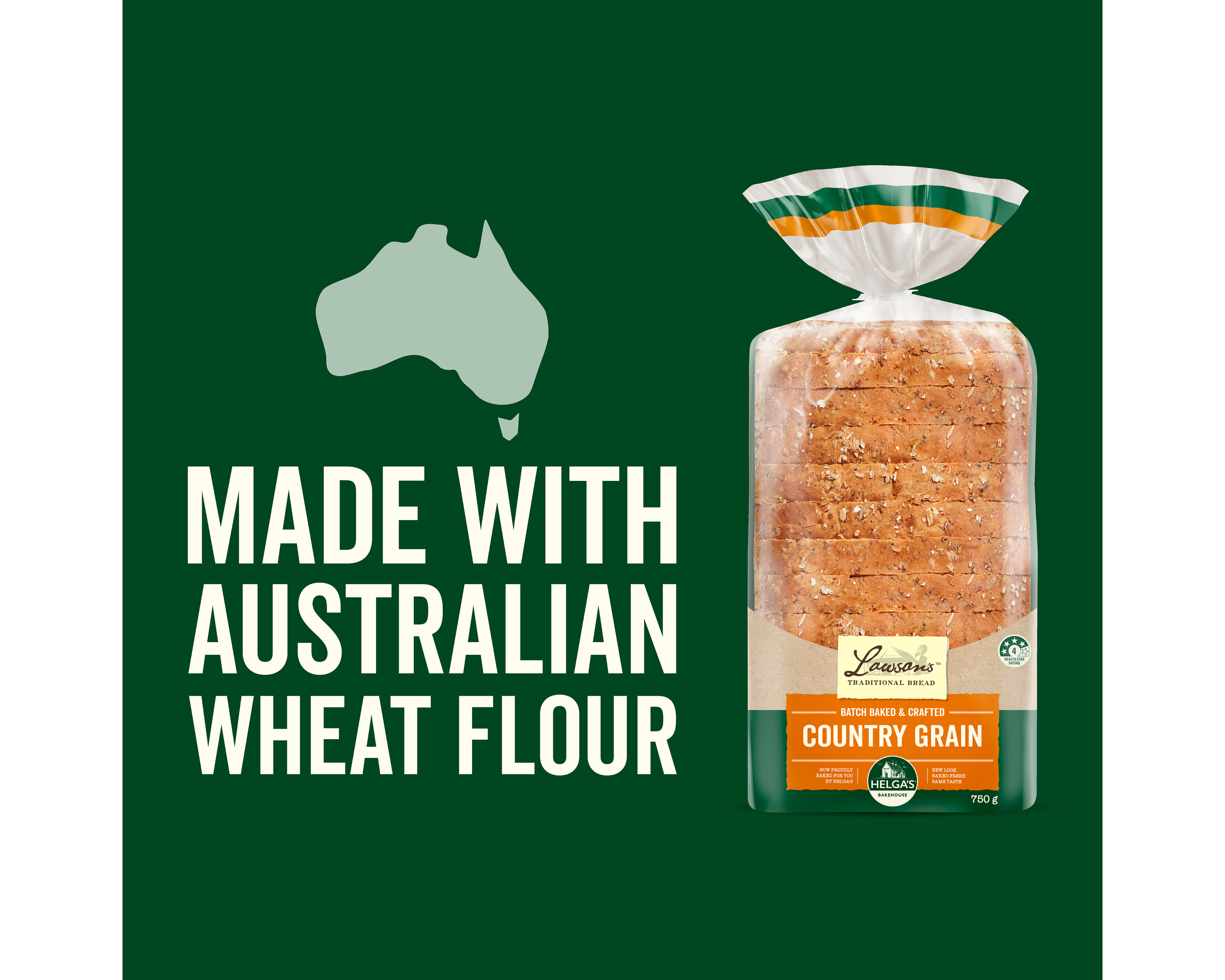 Helgas Bread Crafted Country Grain 750 g