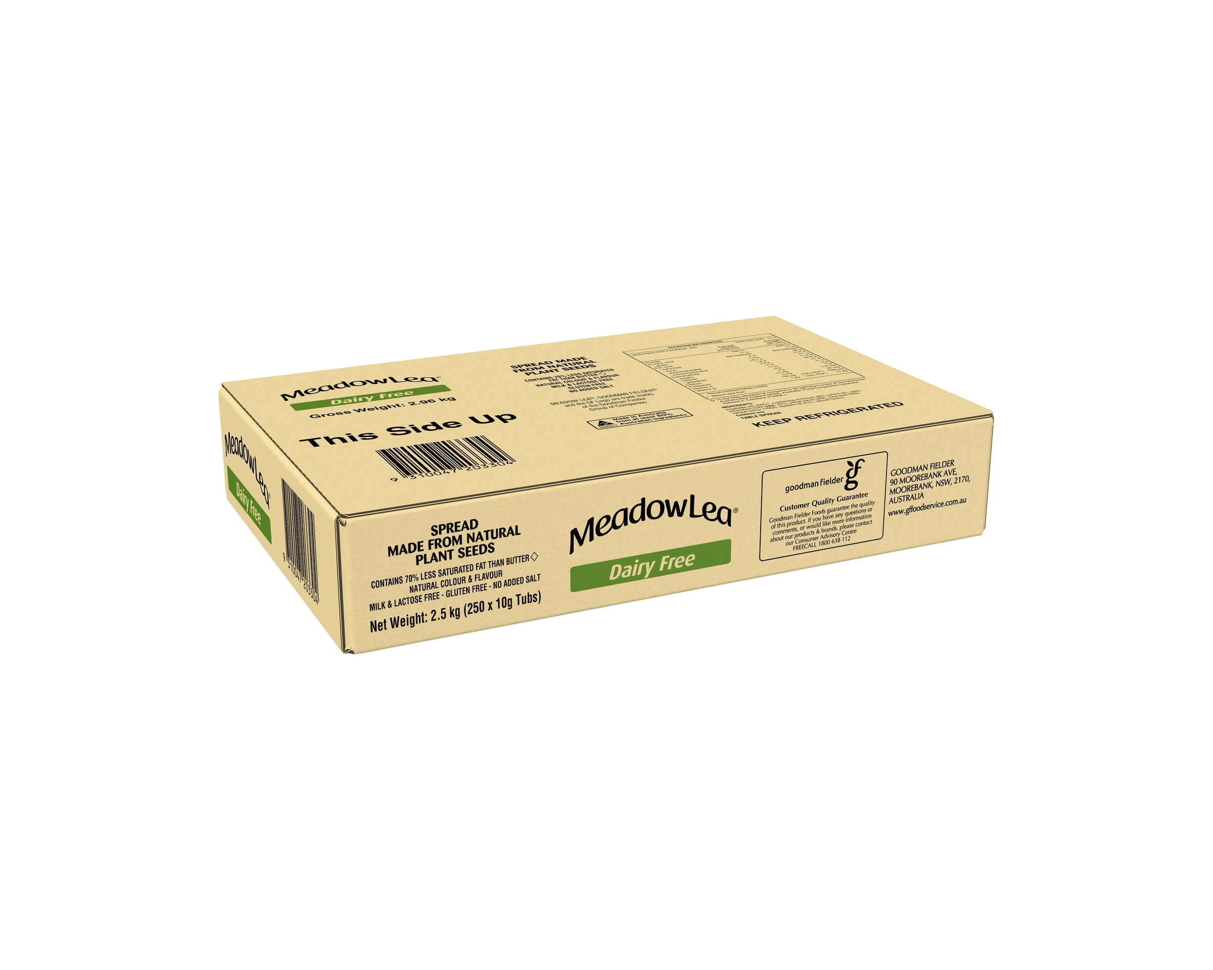 Meadow Lea Spread Dairy Free Portion Pack 10 g