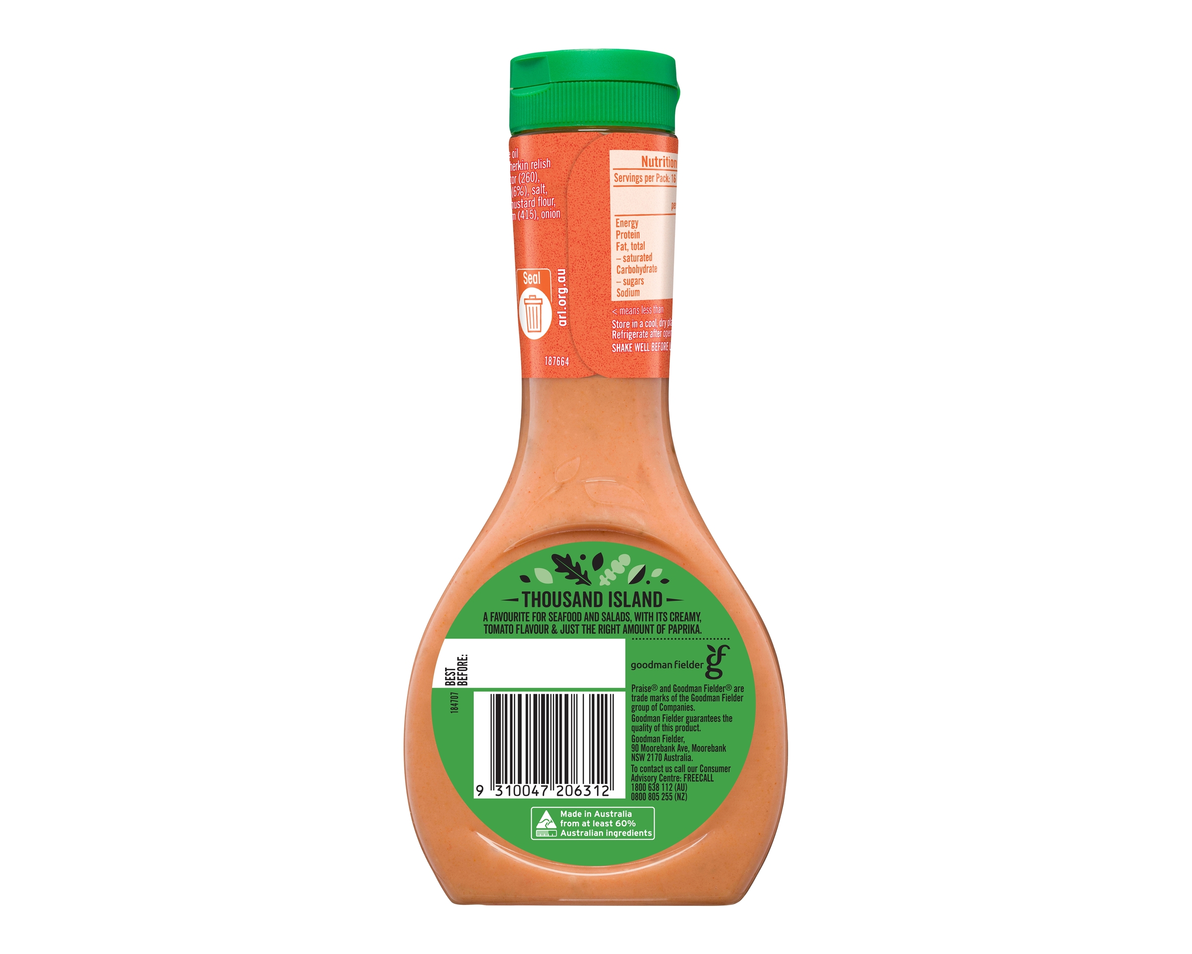 Praise Thousand Island Dressing 330ml