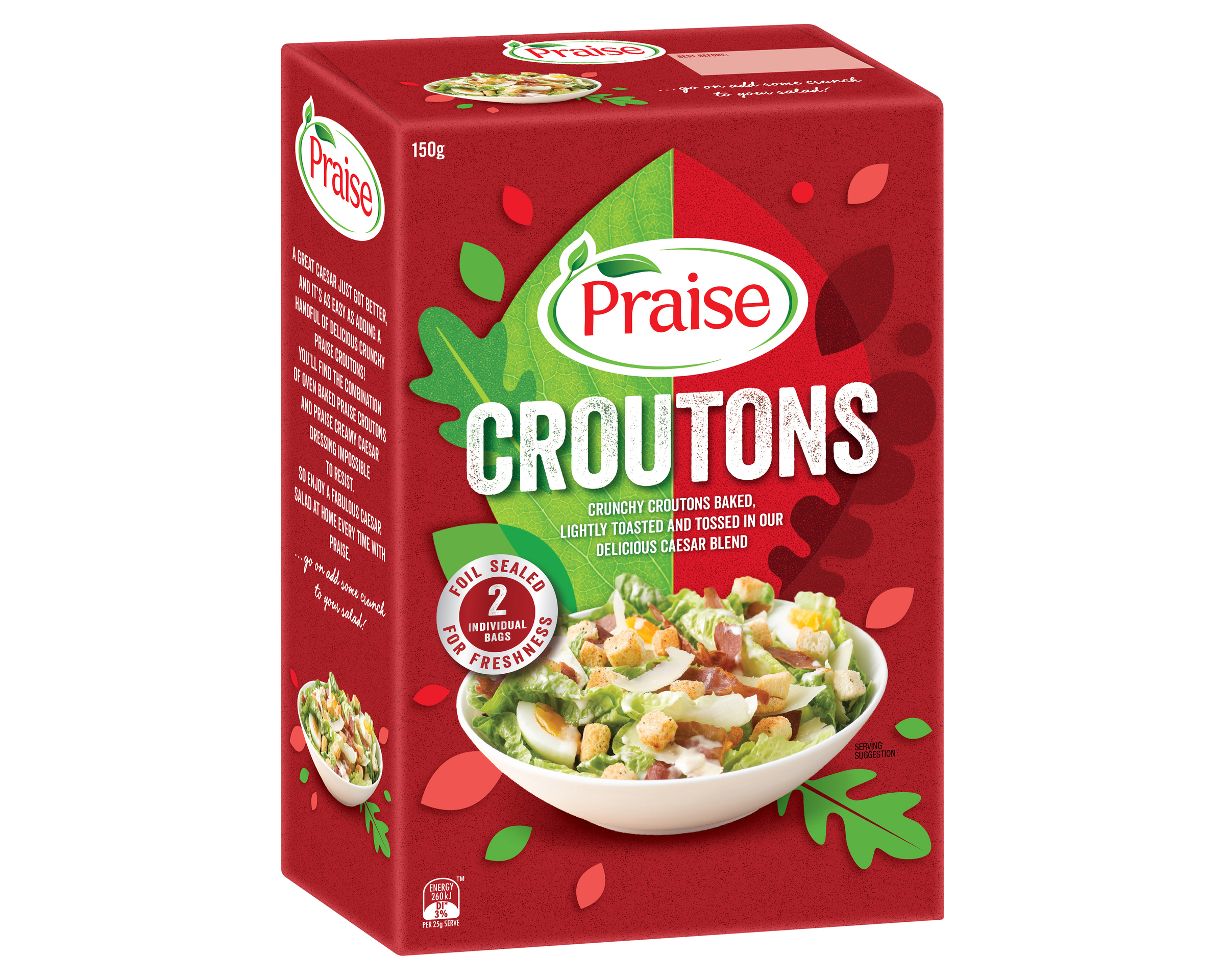 Praise Croutons Caesar Salad 150 g