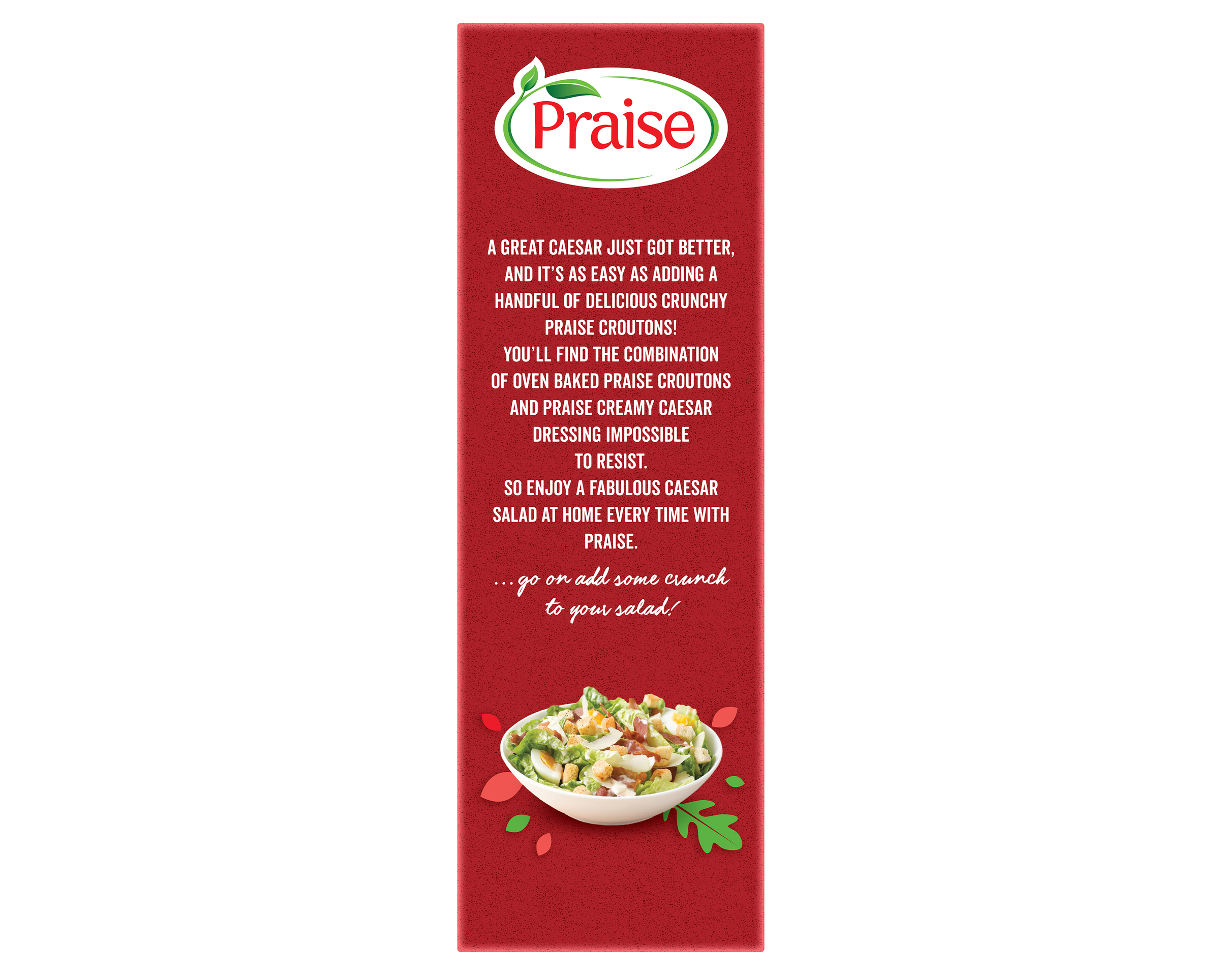 Praise Croutons Caesar Salad 150 g
