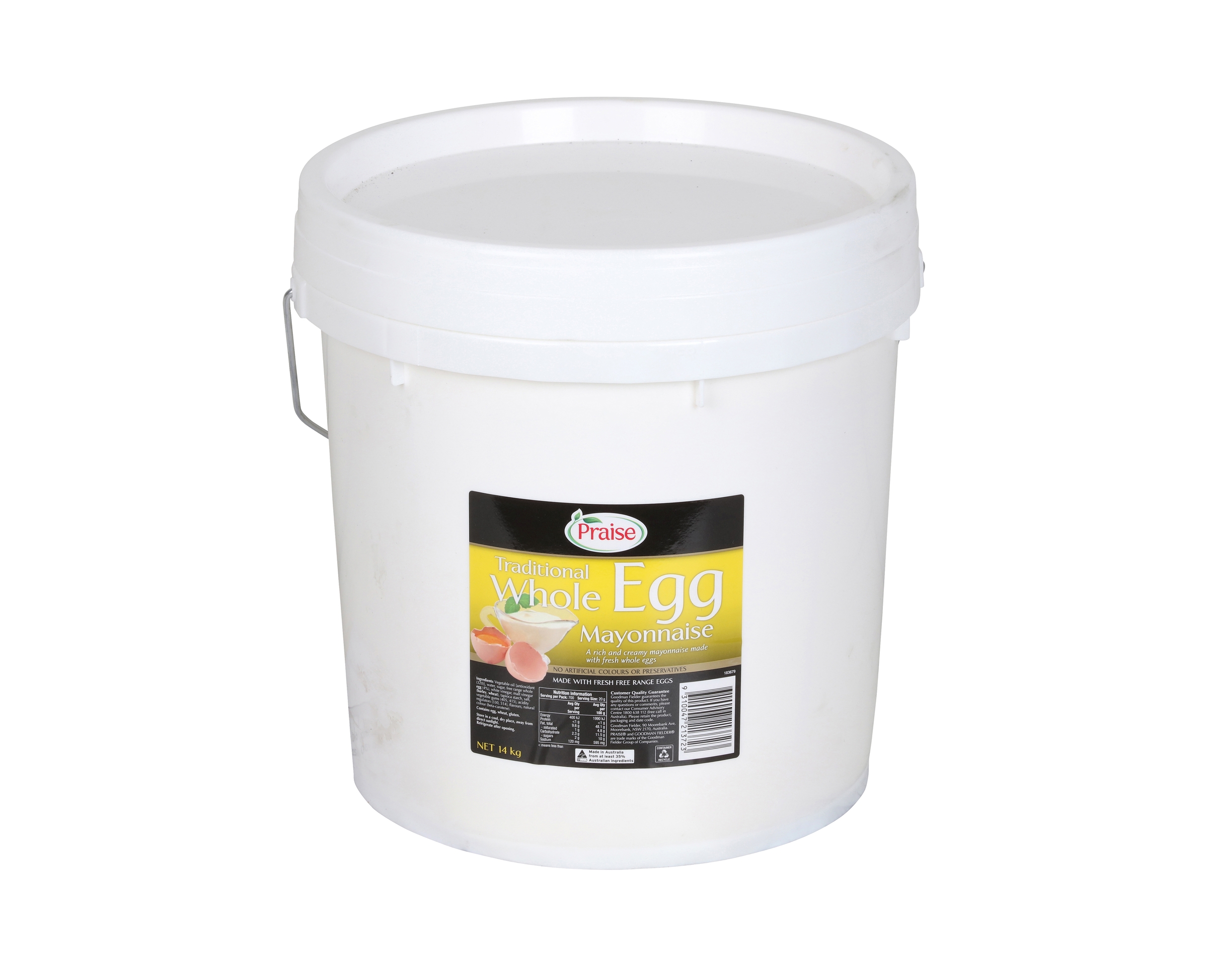 Praise Mayonnaise Whole Egg 14 kg